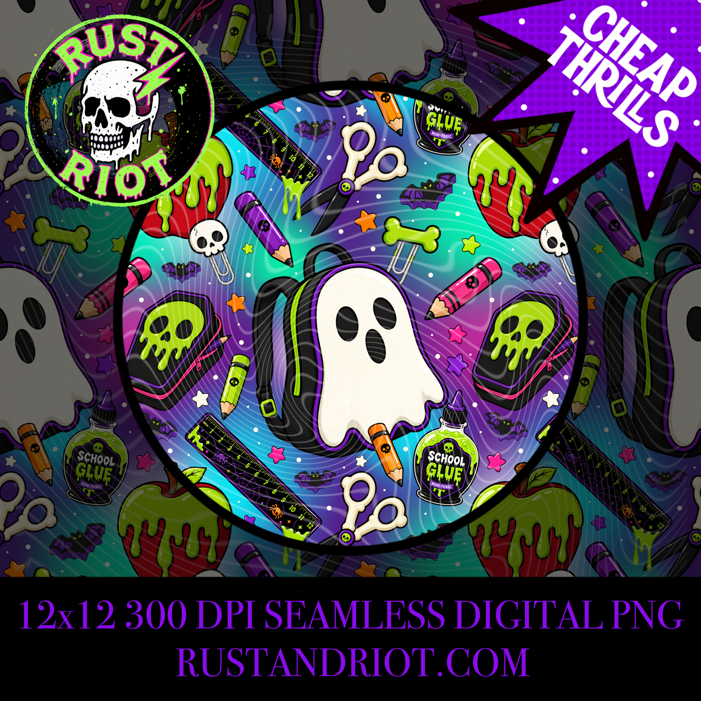 Back to Ghoul - Ghost Edition | Spooky School Collection  | PNG Digital Download