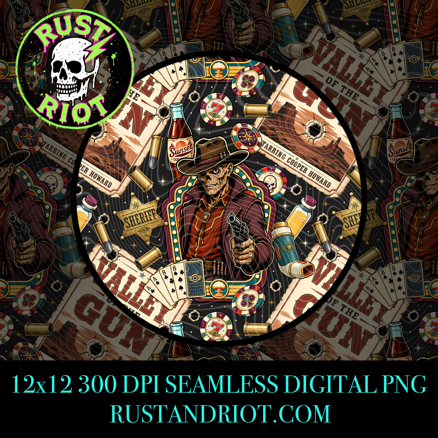 Ain’t Dead Yet Micro set | Wasteland Bounty Hunter Mini Collection | PNG Digital Download