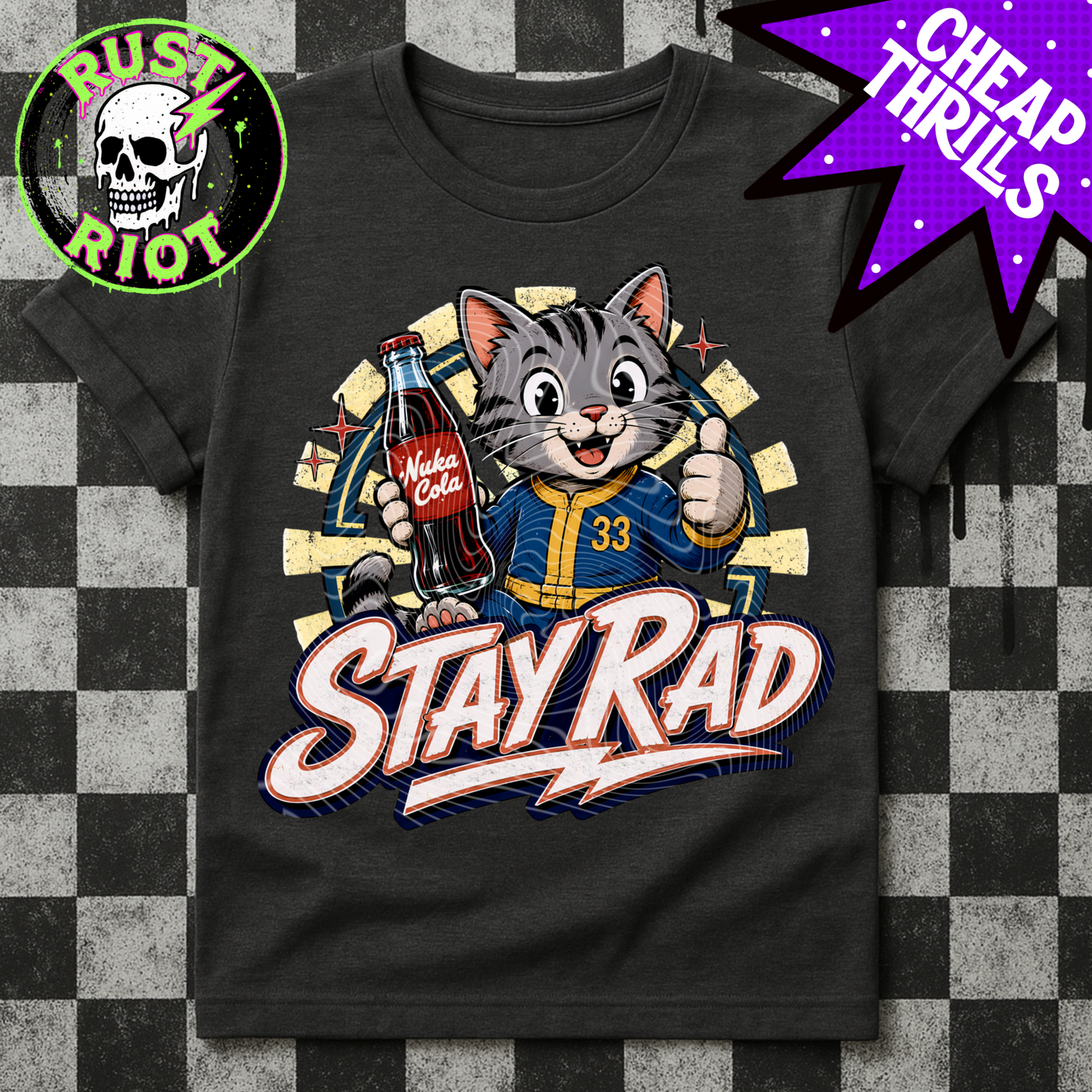 Fallmeowt | Retro Wasteland Cat Collection | PNG Digital Download