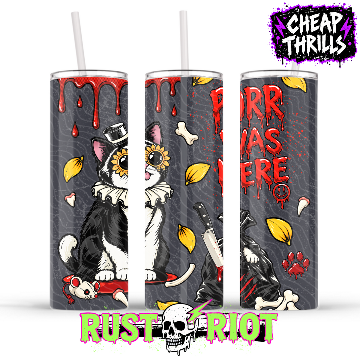 Purrifier | Horror Cat Collection | PNG Digital Download