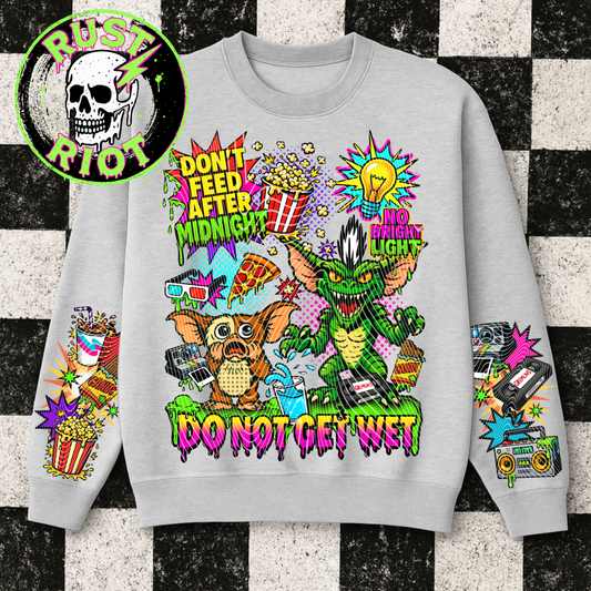 Midnight Mayhem Digital Design | Retro Horror Comic PNG
