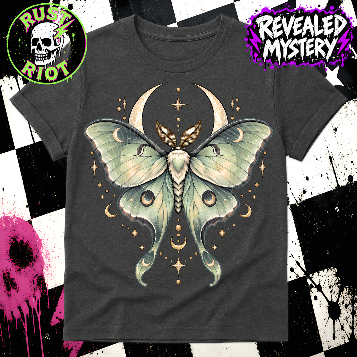Lunar Wings | Celestial Moth | PNG Digital Download