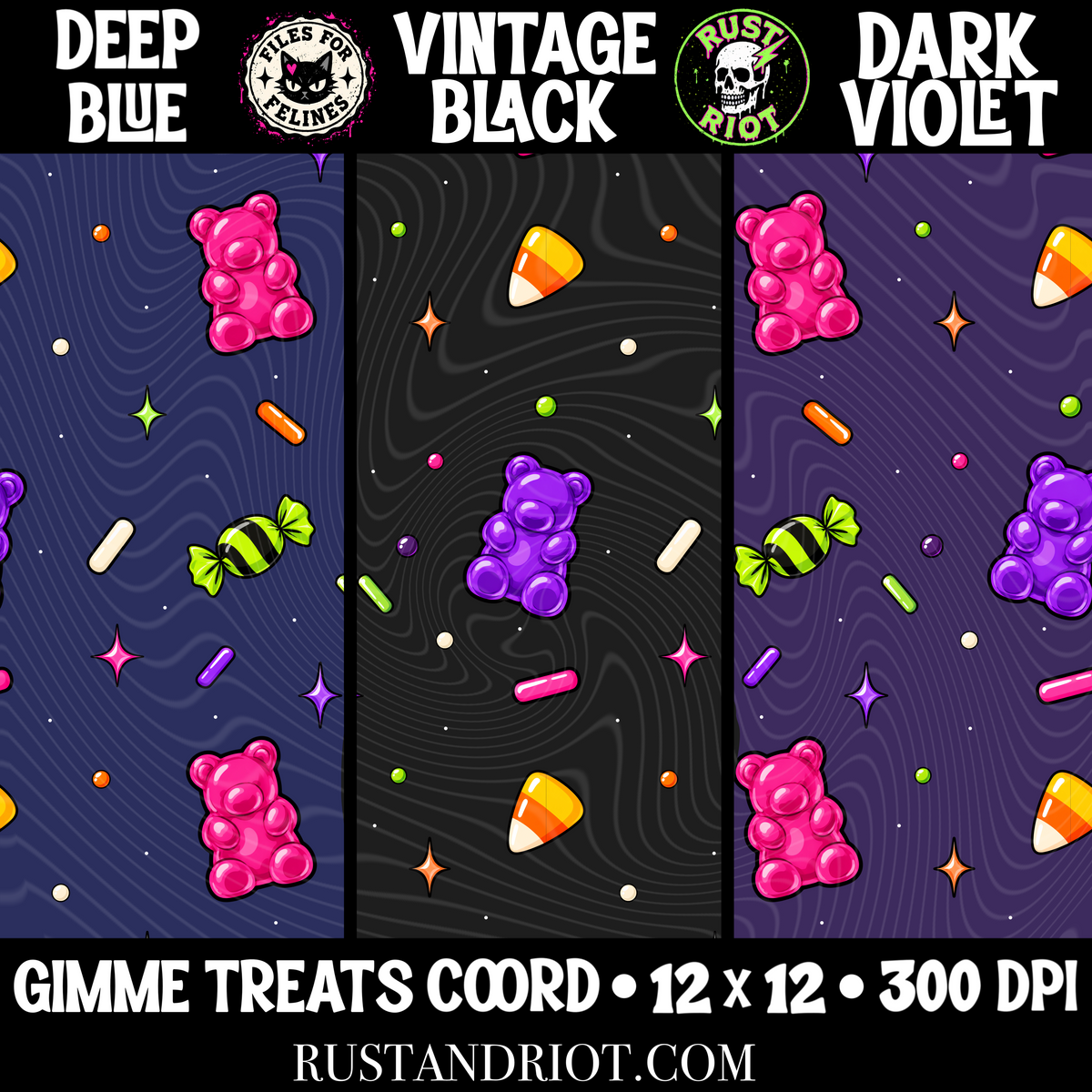 Treats & Toe Beans | Halloween Cat Collection | PNG Digital Download