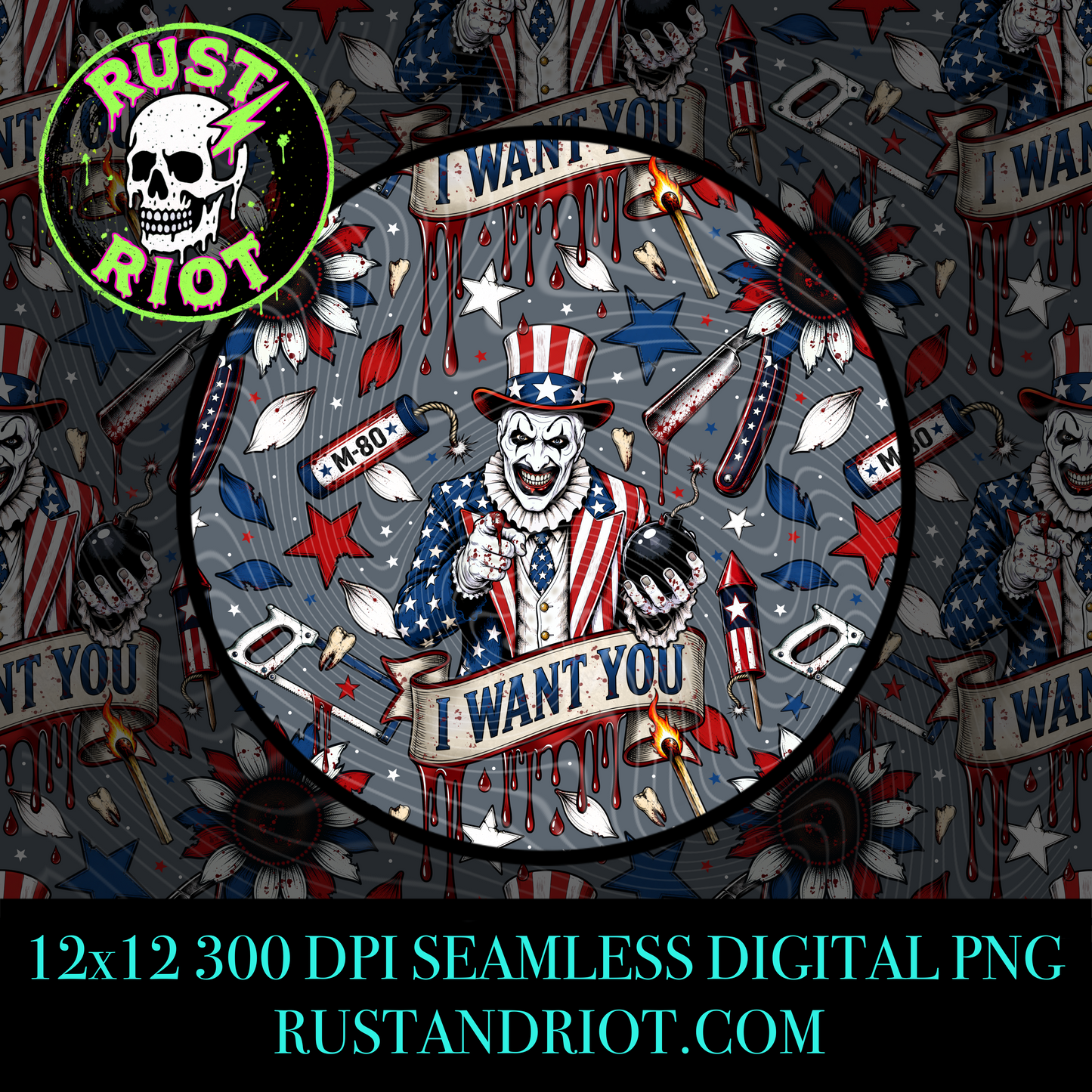 American Nightmare Everything Bundle | Patriotic Horror Collection| PNG Digital Download