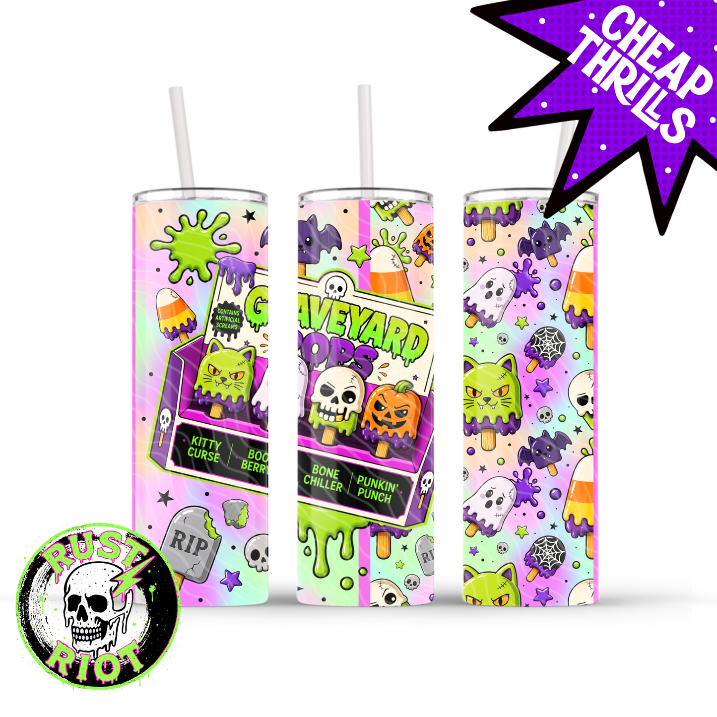 Graveyard Pops | Halloween Treat Collection | PNG Digital Download