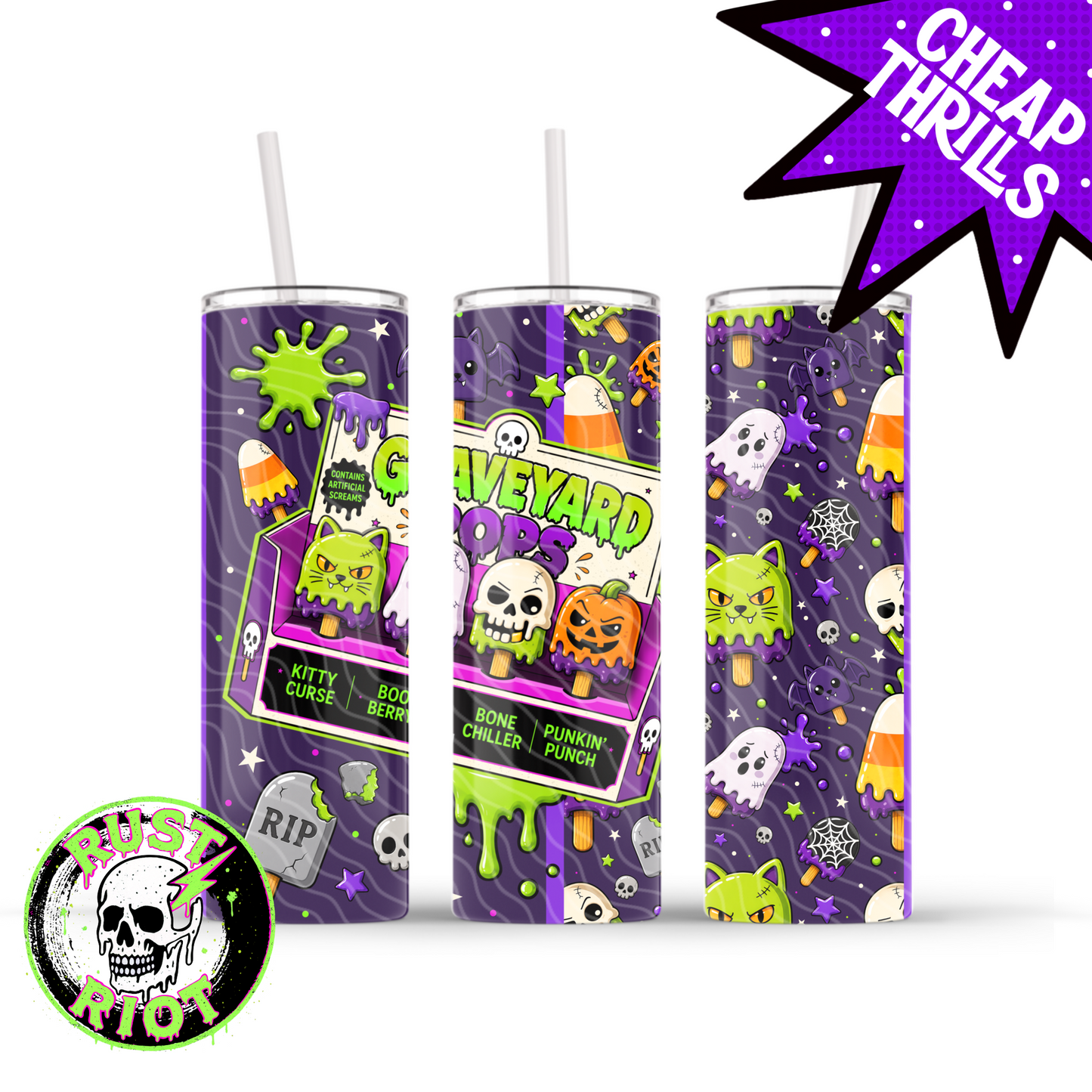 Graveyard Pops | Halloween Treat Collection | PNG Digital Download