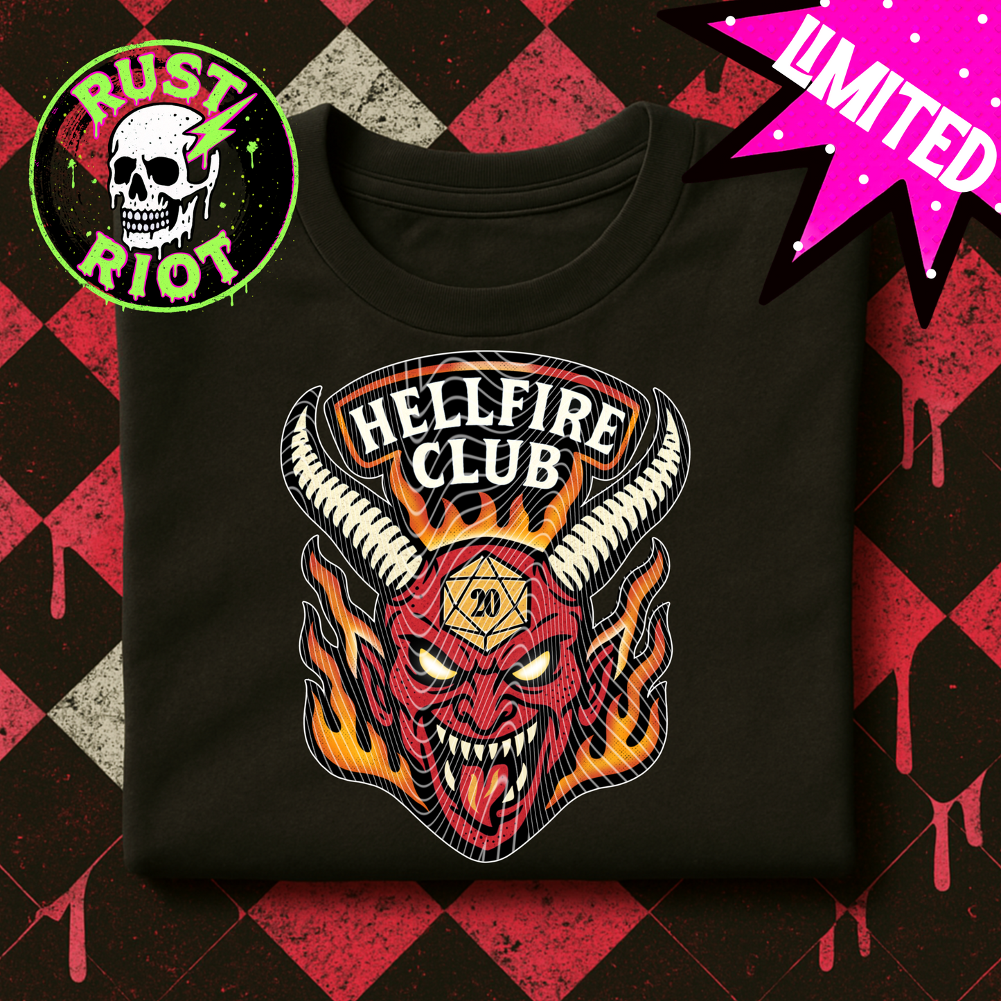 Hellfire Micro Set – Limited Edition | Tee Graphic, Seamless, Tumbler Wrap | Digital Download PNG