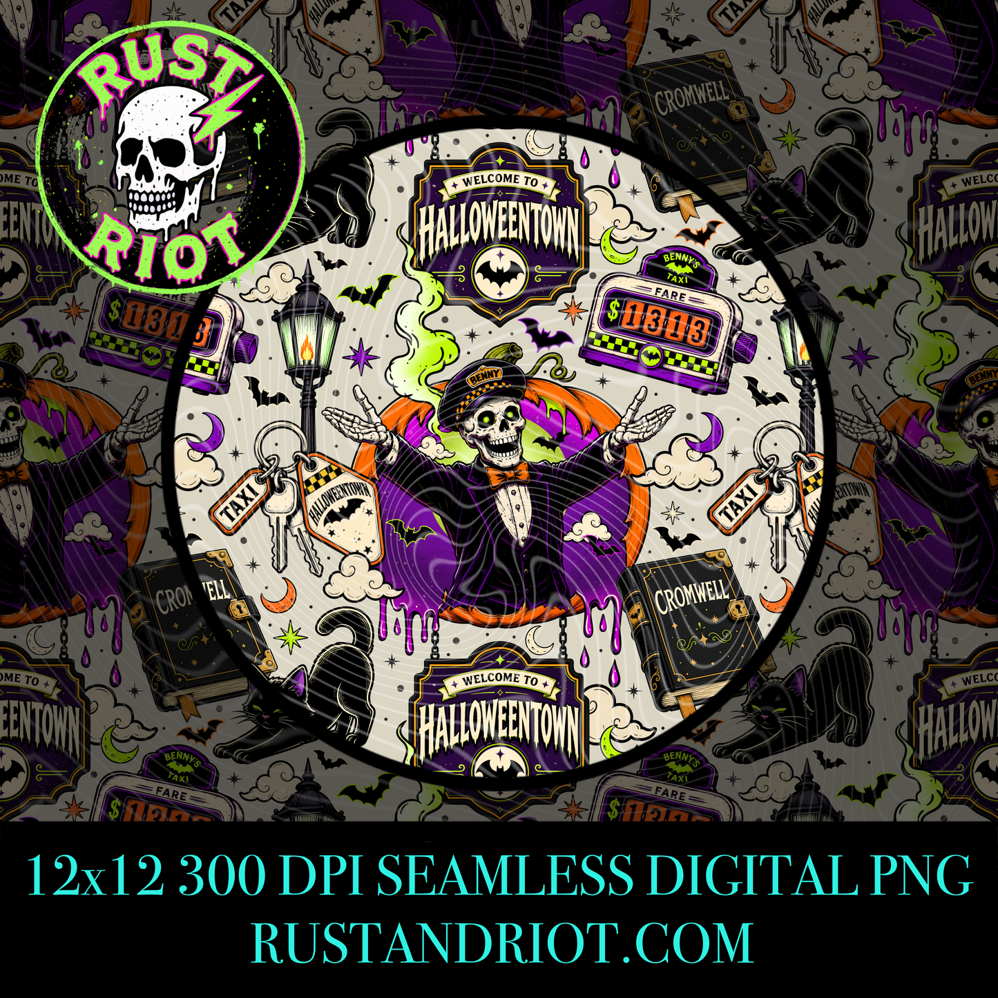 Midnight Fare Everything Bundle | Halloween Pop Art Collection | PNG Digital Download