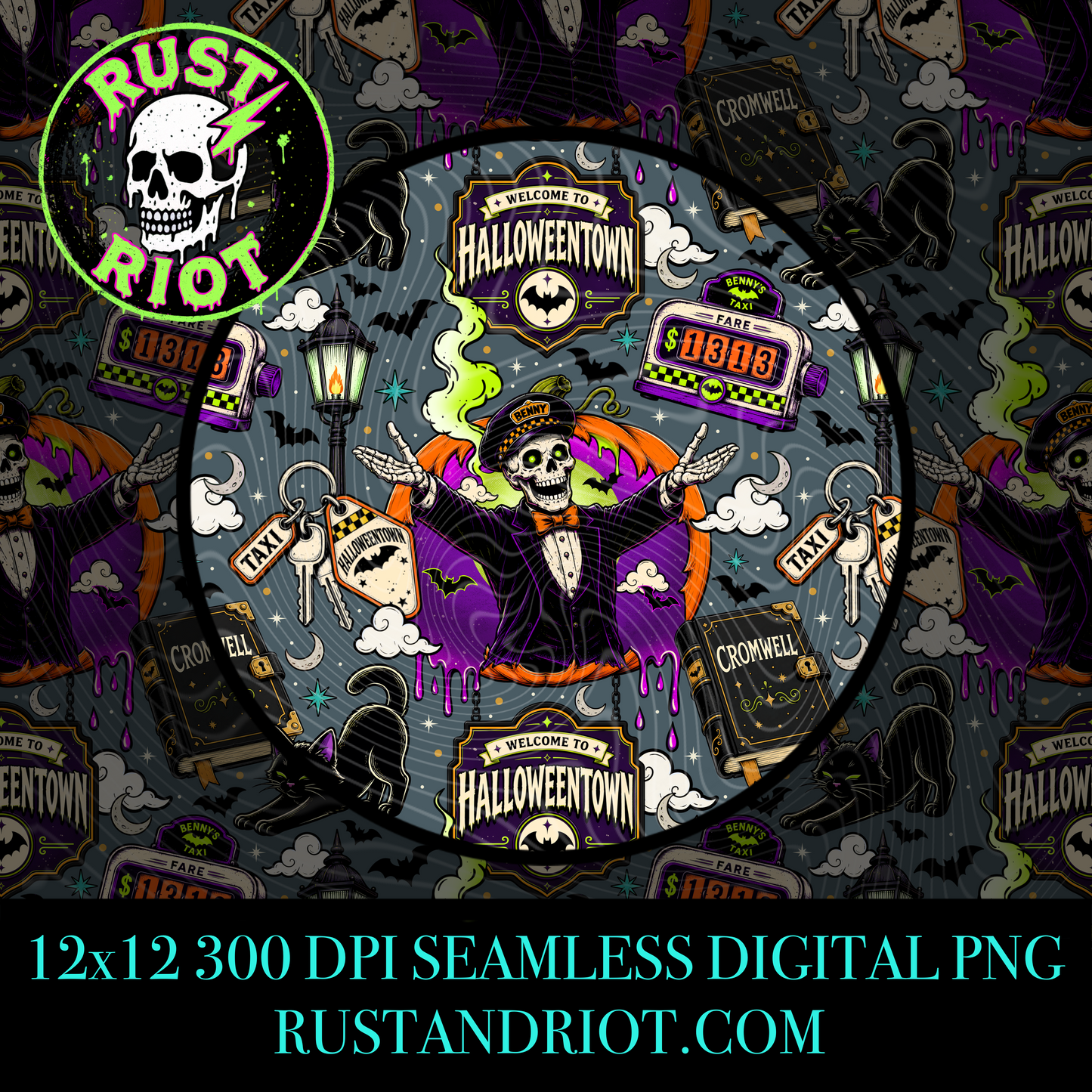 Midnight Fare Everything Bundle | Halloween Pop Art Collection | PNG Digital Download