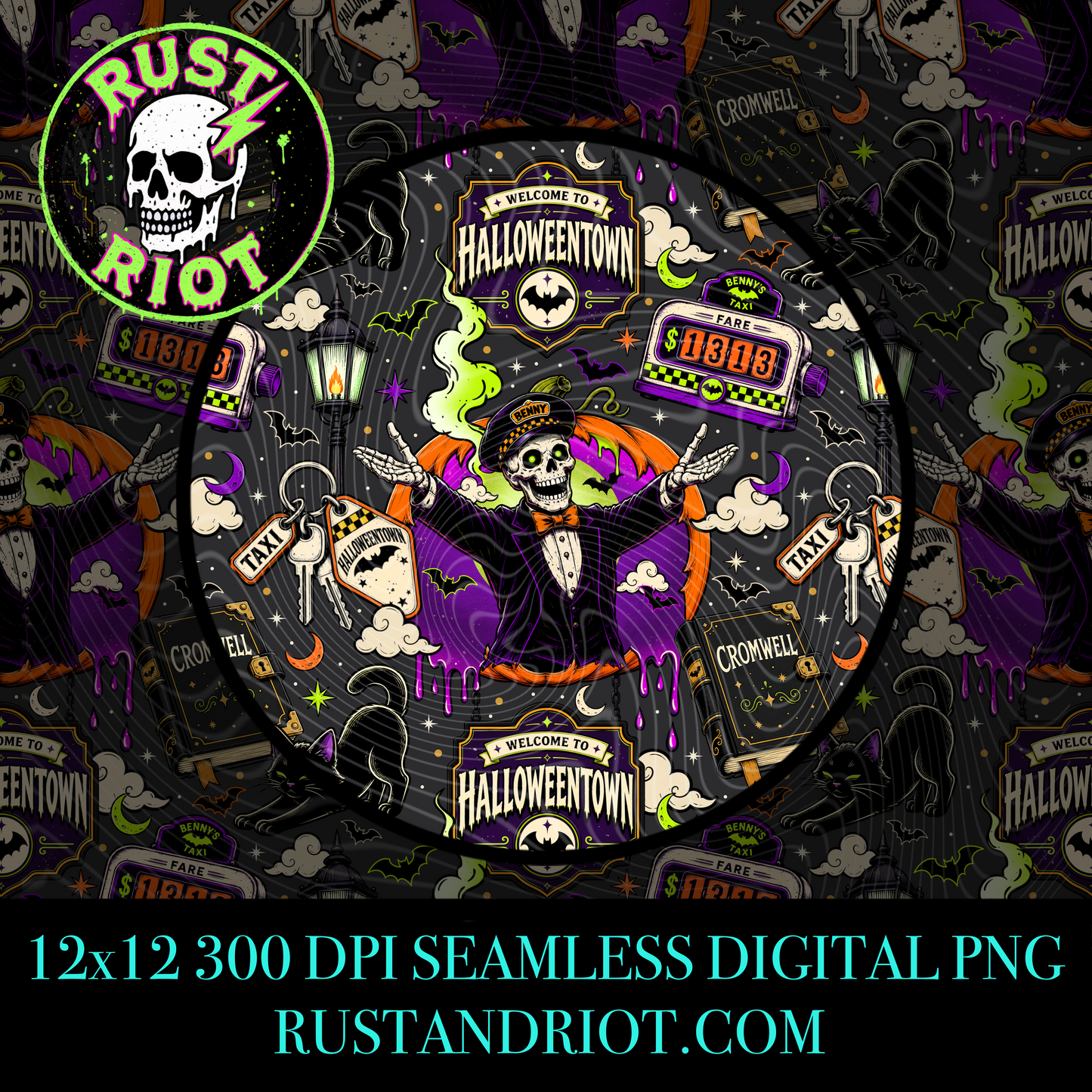 Midnight Fare Everything Bundle | Halloween Pop Art Collection | PNG Digital Download