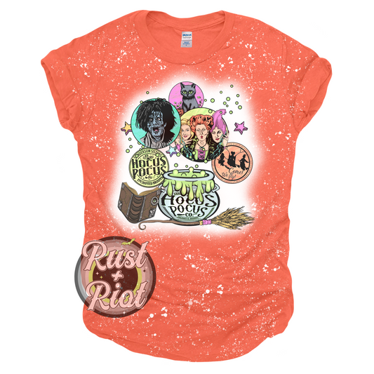 Witchy Sisters Bleached T-Shirt