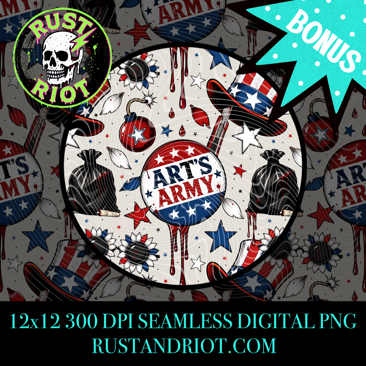 American Nightmare Everything Bundle | Patriotic Horror Collection| PNG Digital Download