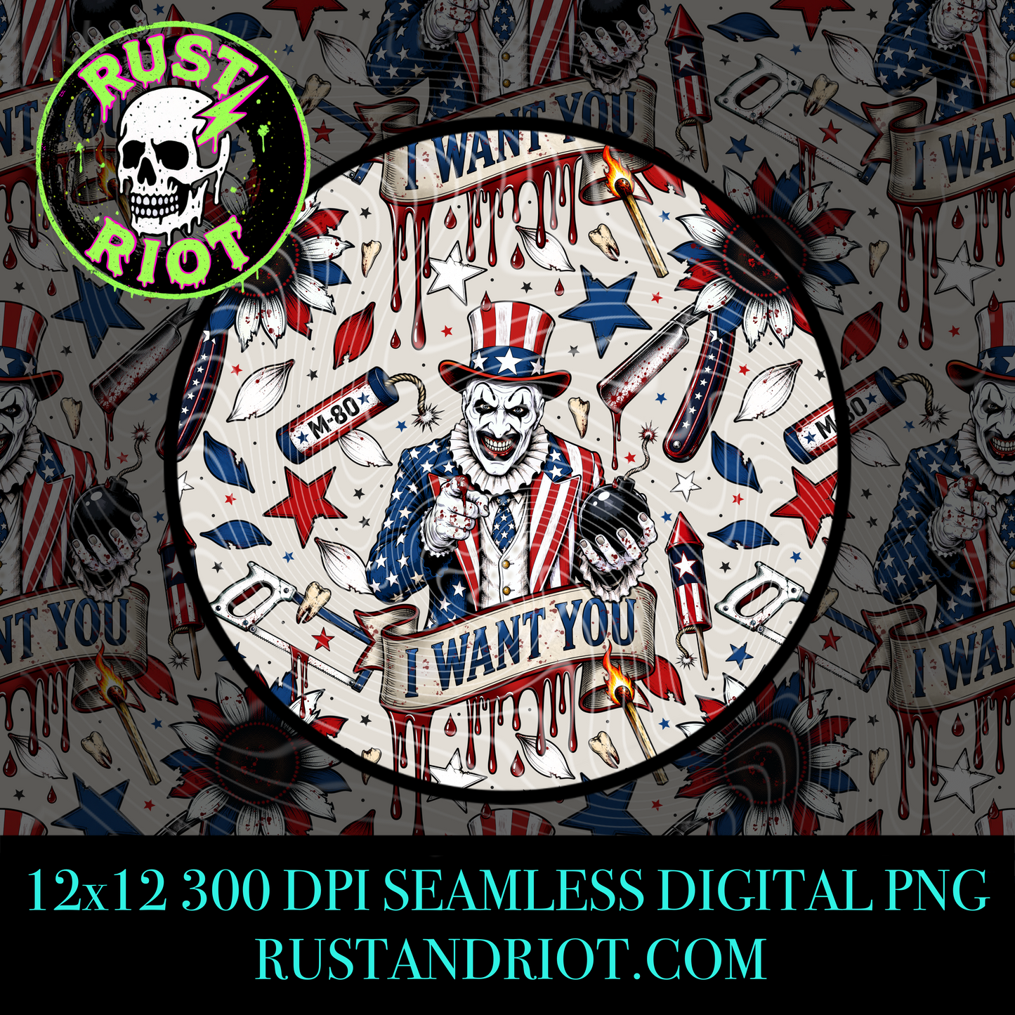American Nightmare Everything Bundle | Patriotic Horror Collection| PNG Digital Download
