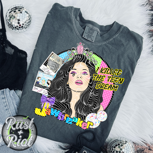 Teen Dream Main PNG with Spine 90s Cult Classic Movie Digital Image for DTG, DTF, UVDTF or Sublimation Printing
