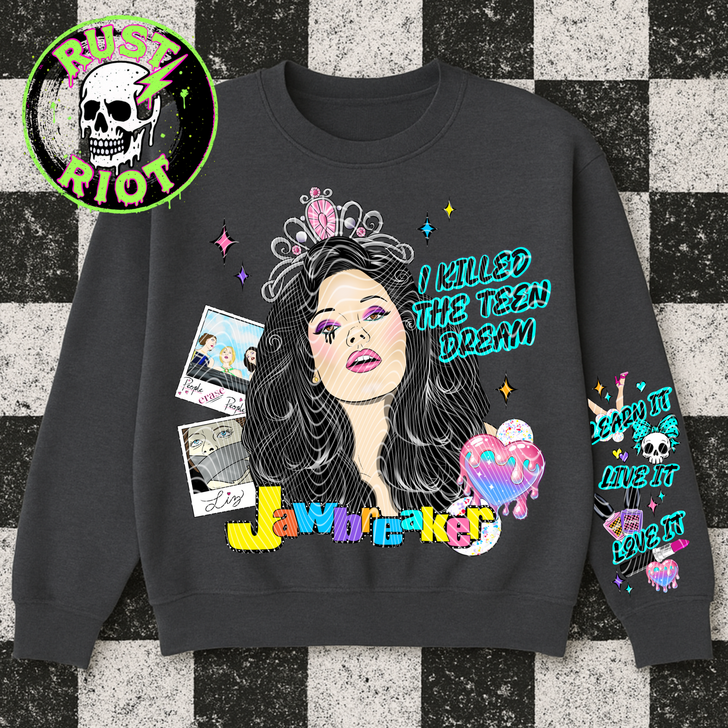Teen Dream | Girly Cult Candy Aesthetic Tee Graphic | PNG Digital Download
