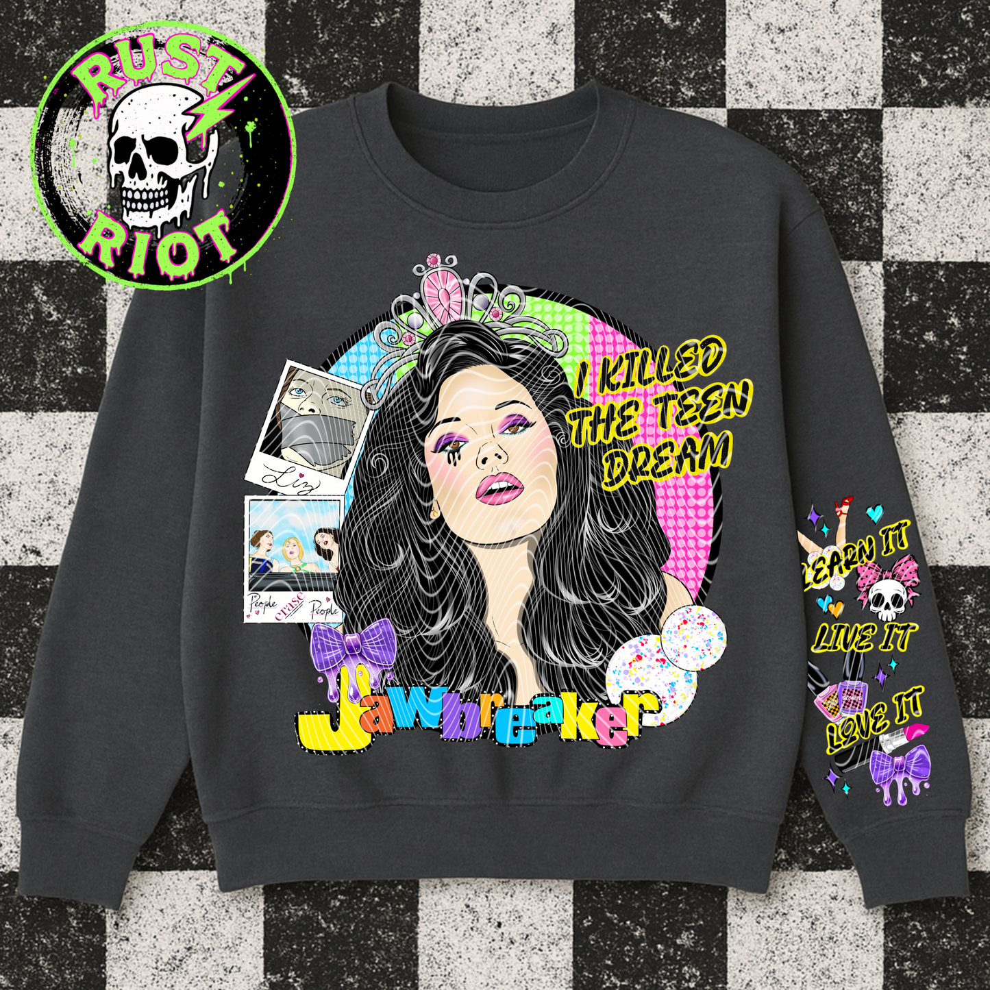 Teen Dream | Girly Cult Candy Aesthetic Tee Graphic | PNG Digital Download