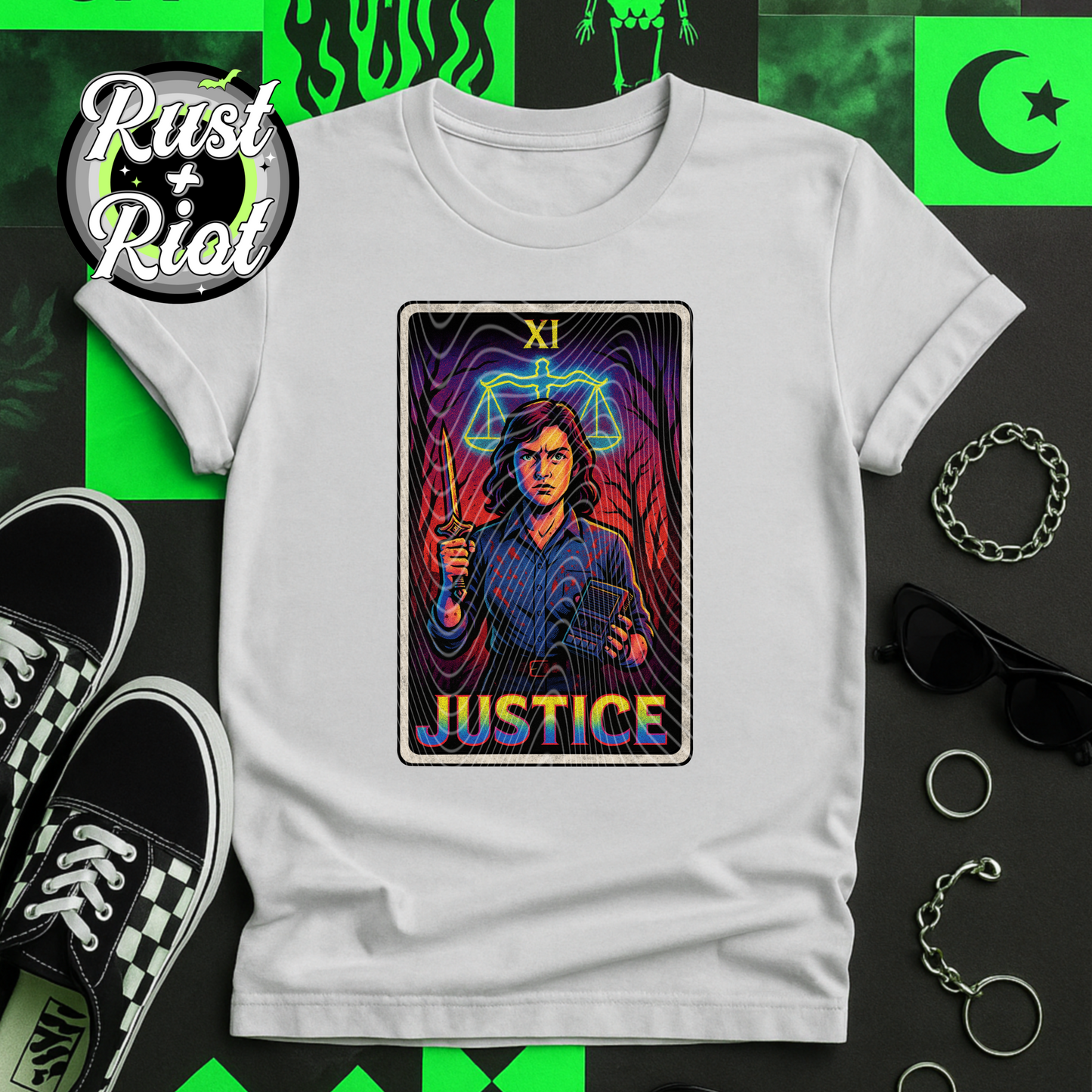 Dead by Dawn Everything Bundle – Retro Horror Tarot Design Set