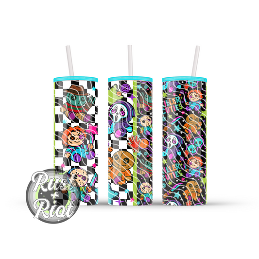 Killer Cuties 20oz Tumbler Wrap Digital Download - Creepy Cute Horror PNG