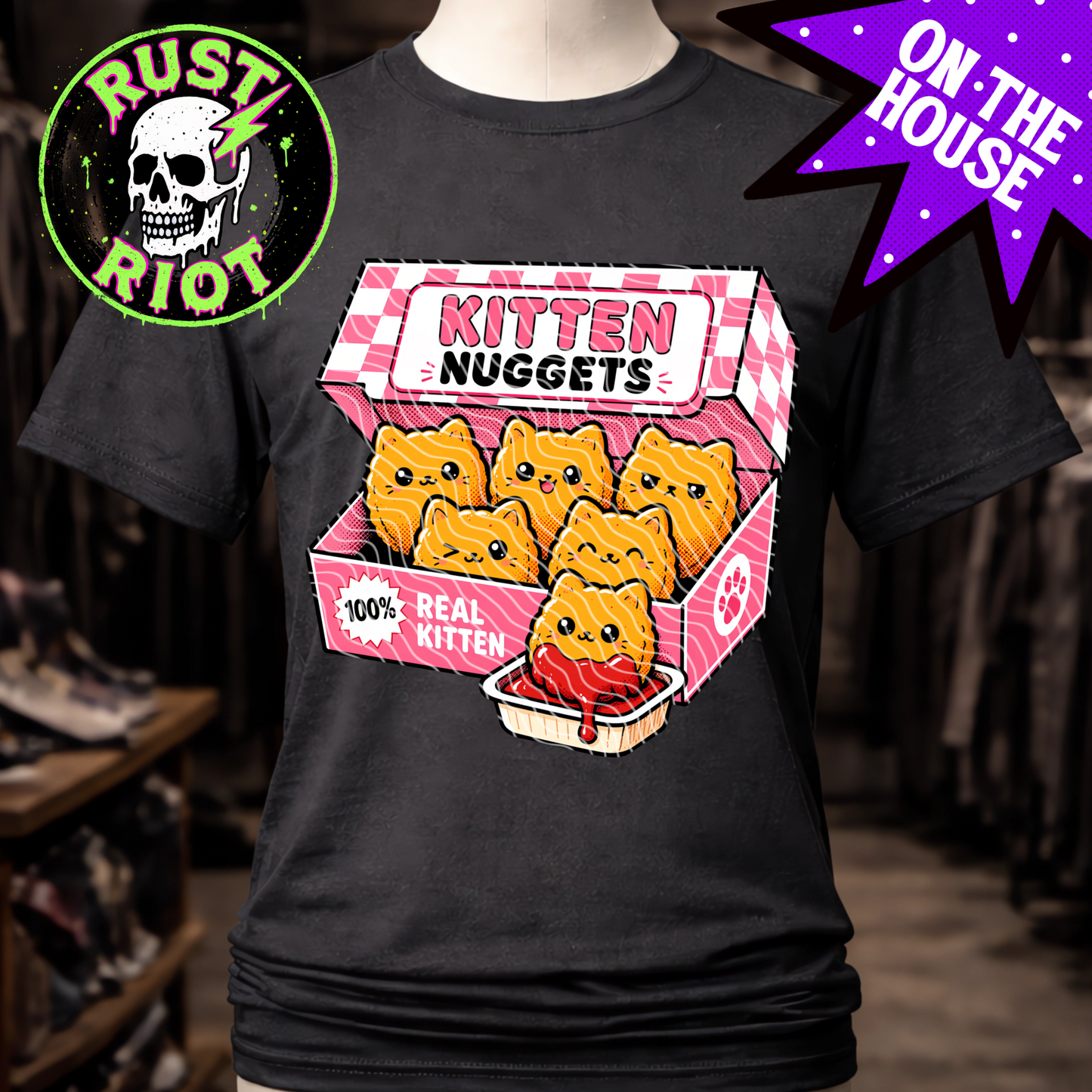 Kitten Nuggets | Freebie | PNG Digital Download