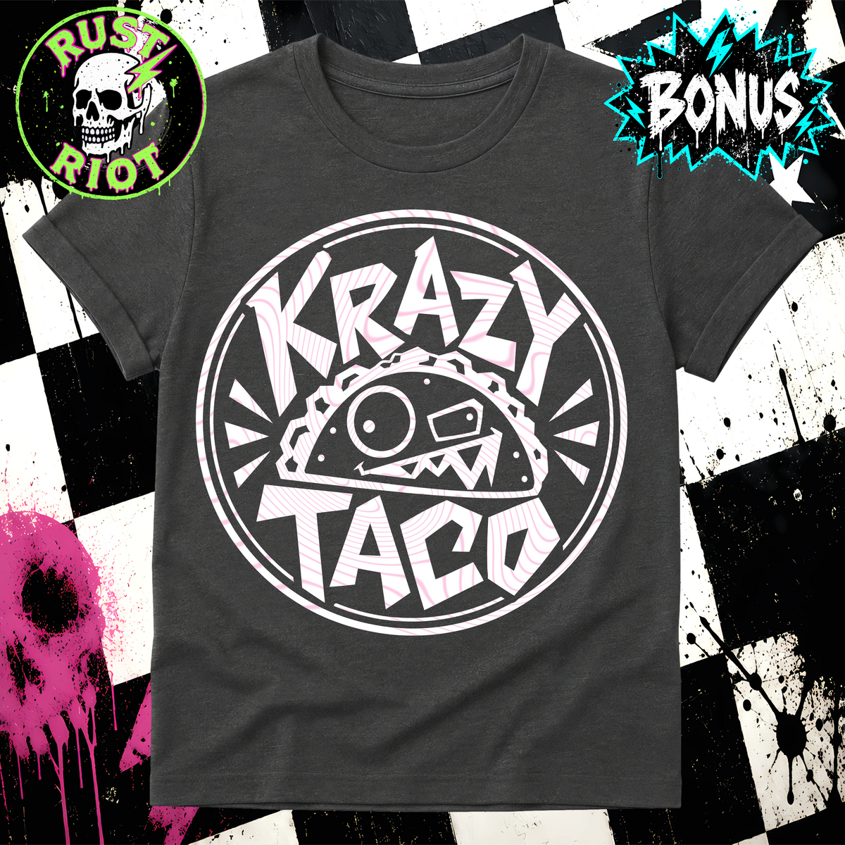 Earth Problems - I ❤️ Tacos Everything Bundle | Neon Alien Sci-Fi Graphic Set | PNG Digital Download (Copy)