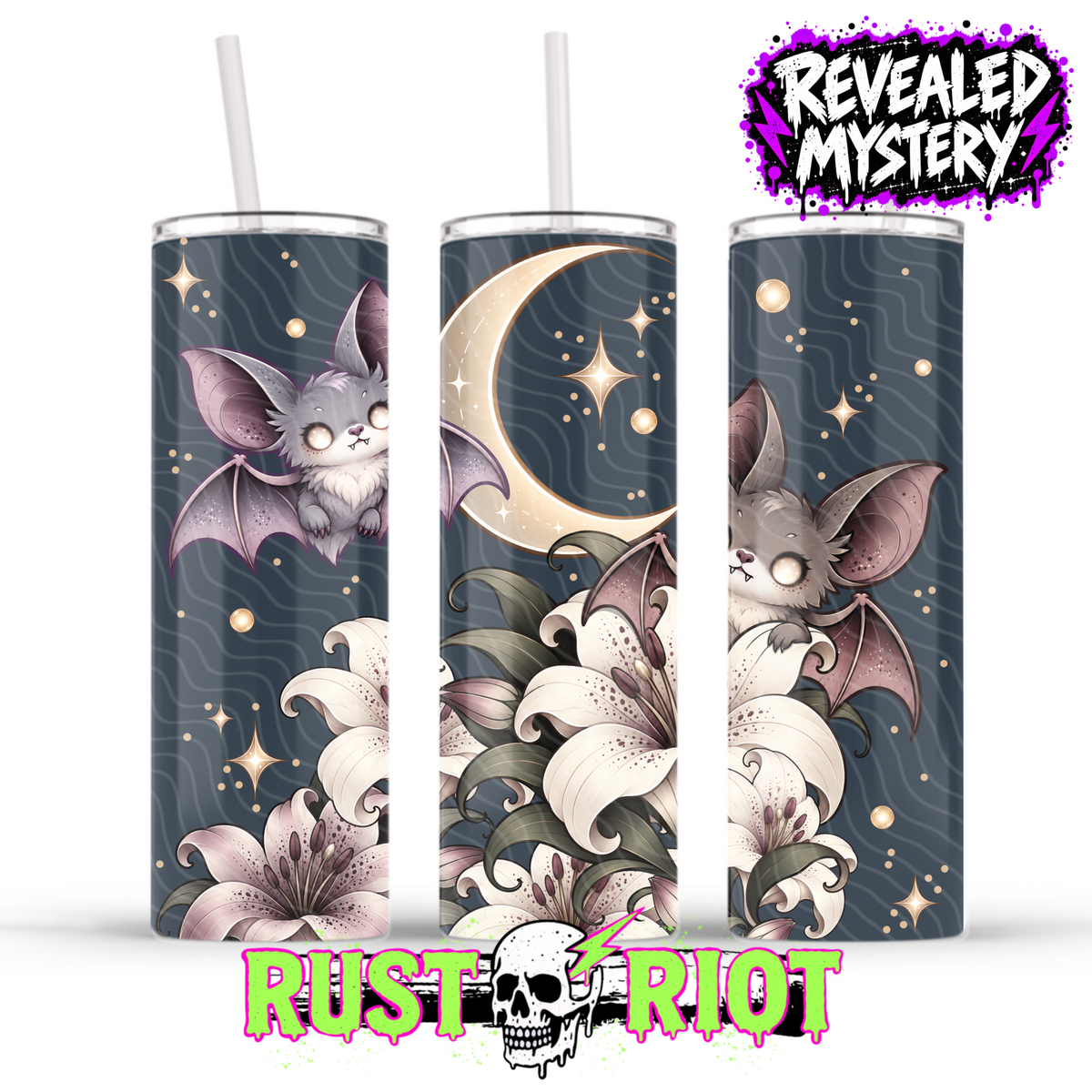 Lily Bat |Whimsical Goth | PNG Digital Download