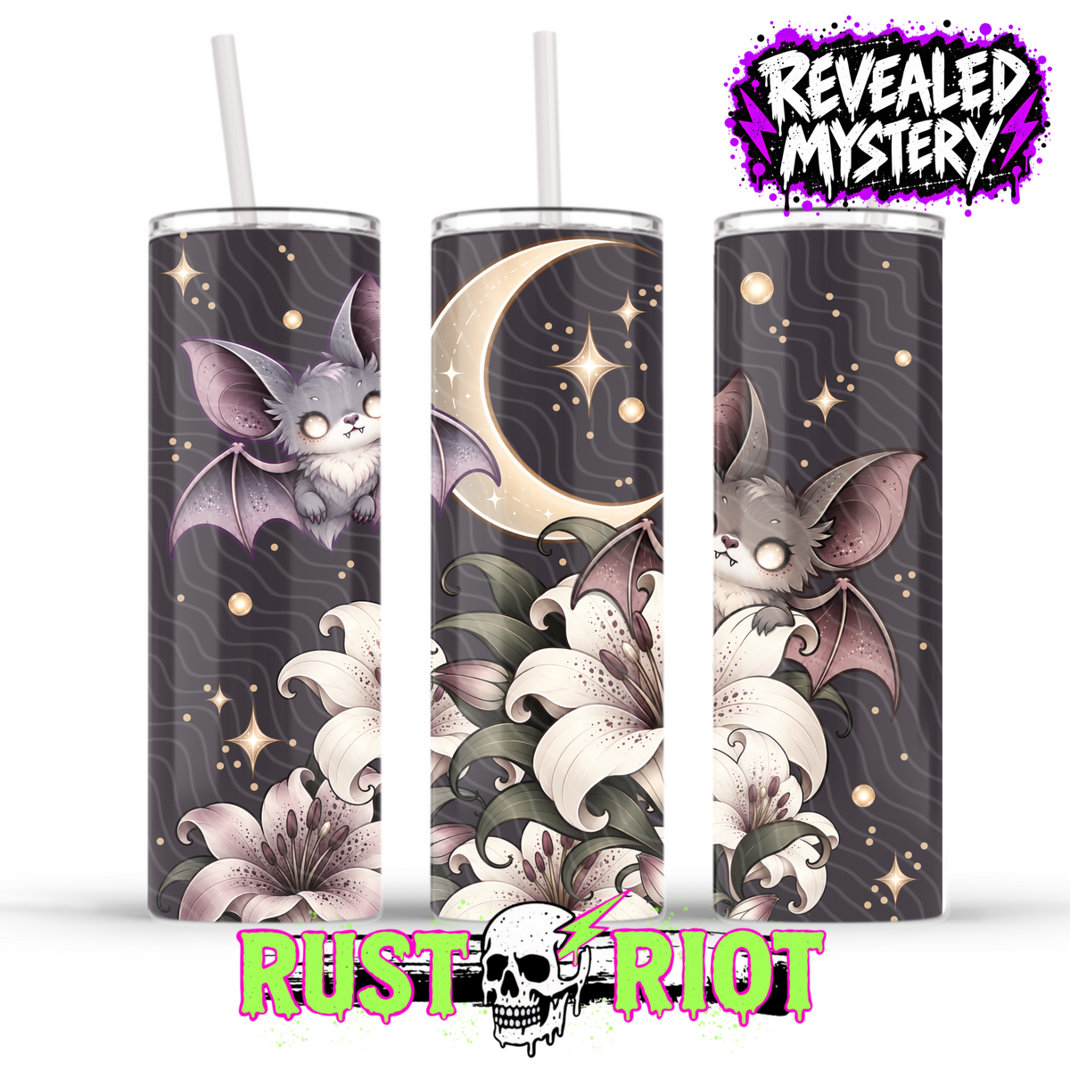 Lily Bat |Whimsical Goth | PNG Digital Download