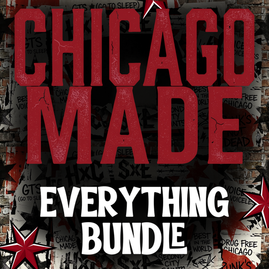 Chicago Made Everything Bundle | Tattoo Comic Graphic Set | PNG Digital Download