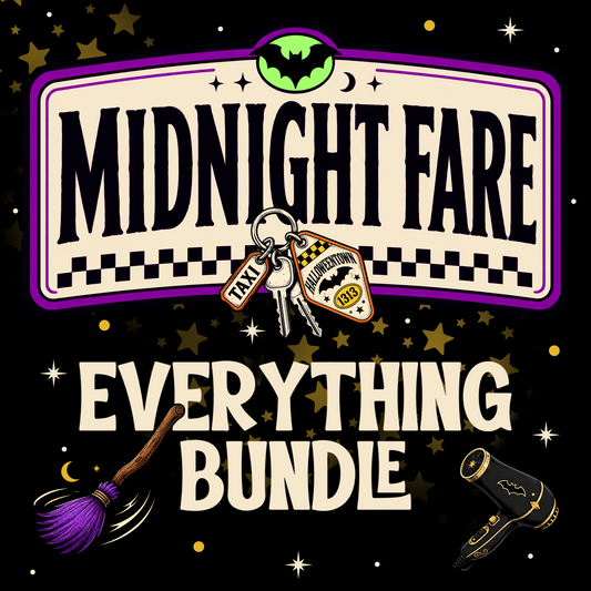 Midnight Fare Everything Bundle | Halloween Pop Art Collection | PNG Digital Download