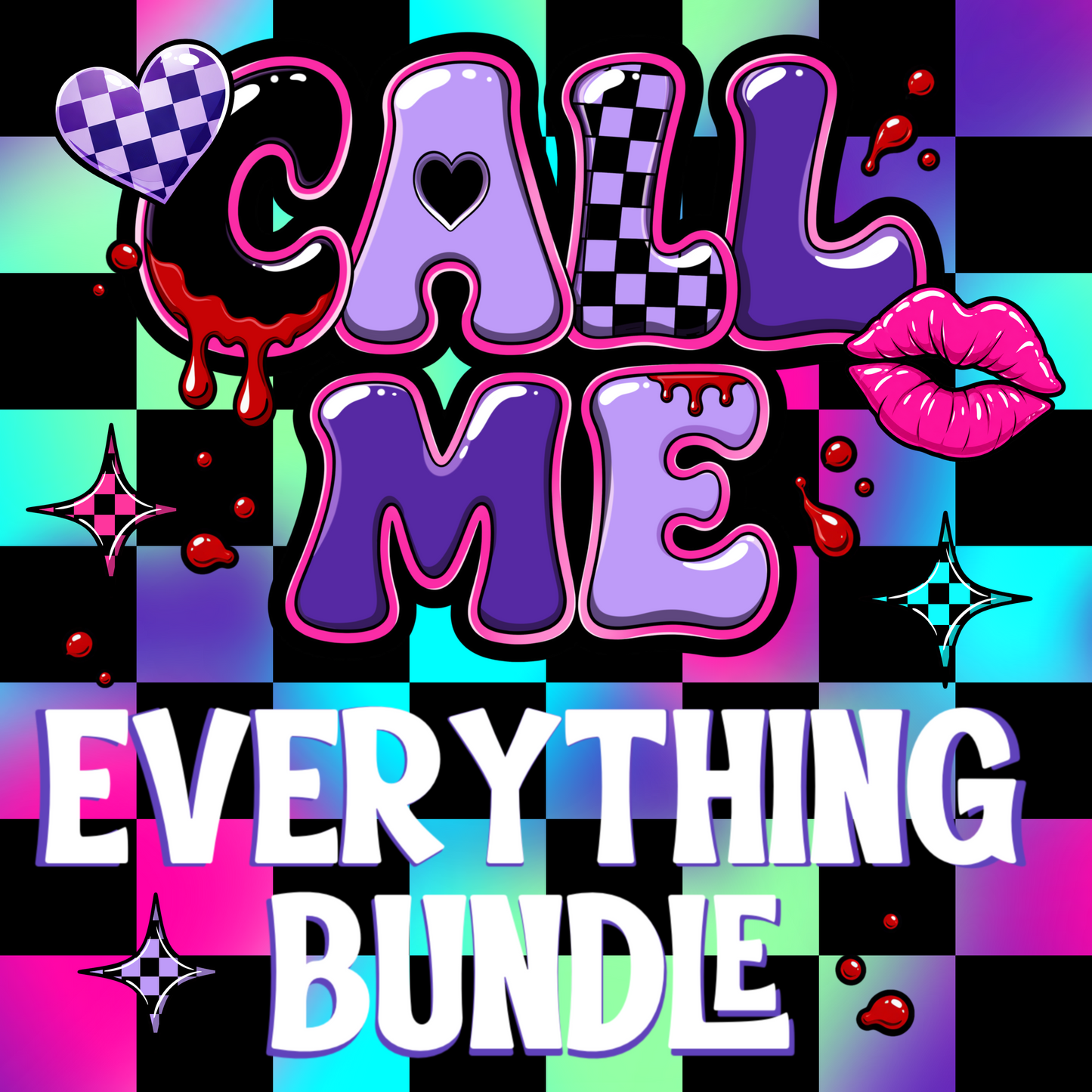 Call Me | Y2K Pop Horror Collection | PNG Digital Download