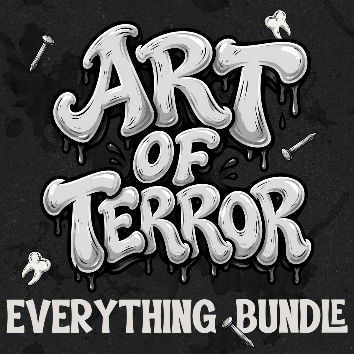 Art of Terror Everything Bundle | Vintage Cartoon Horror Collection | PNG Digital Download