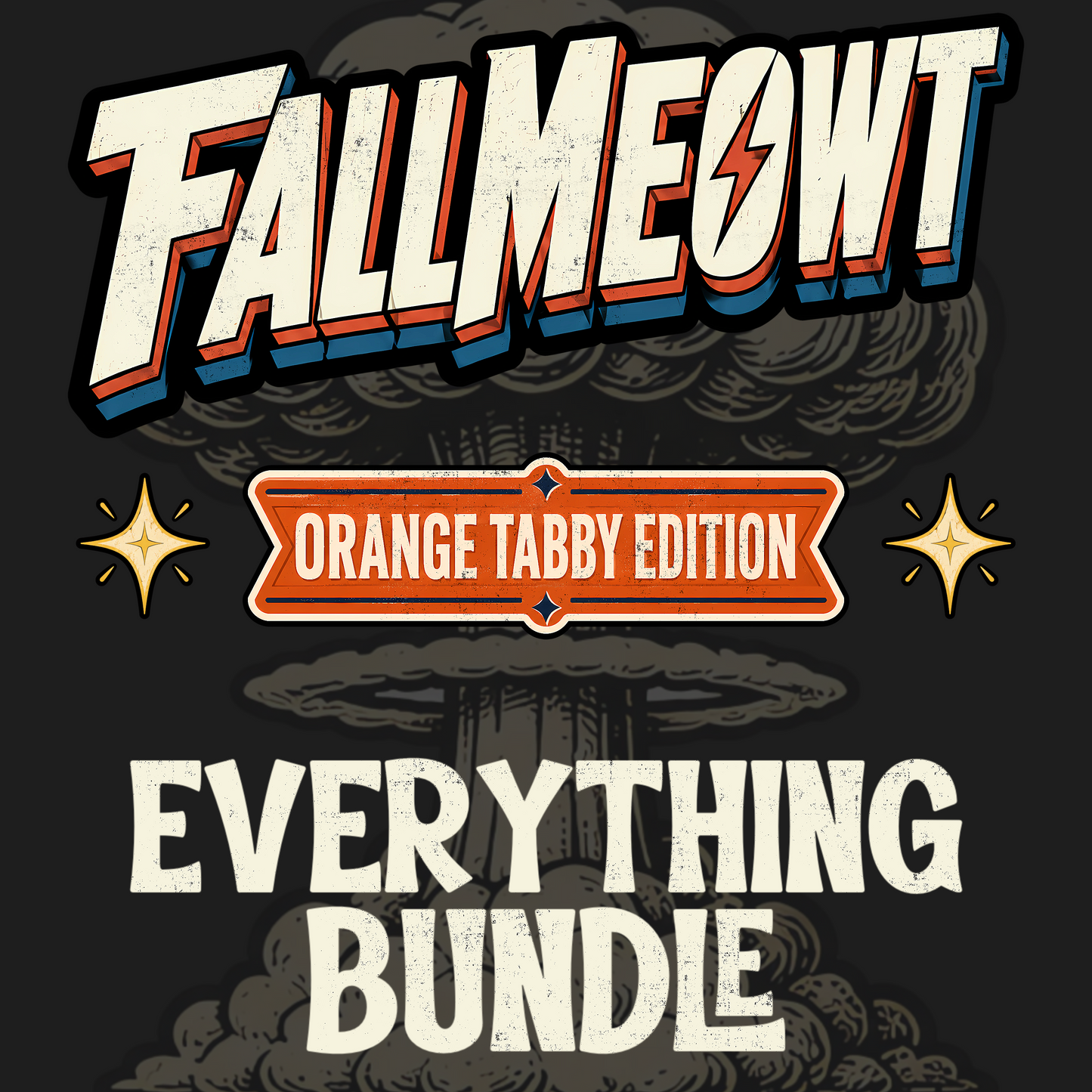 Fallmeowt | Retro Wasteland Cat Collection | PNG Digital Download