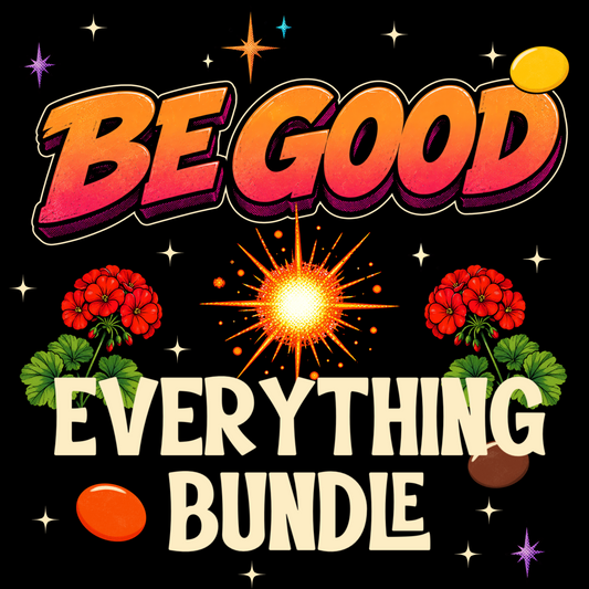 Be Good Everything Bundle | Nostalgic Sci-Fi Pop Art Collection| PNG Digital Download