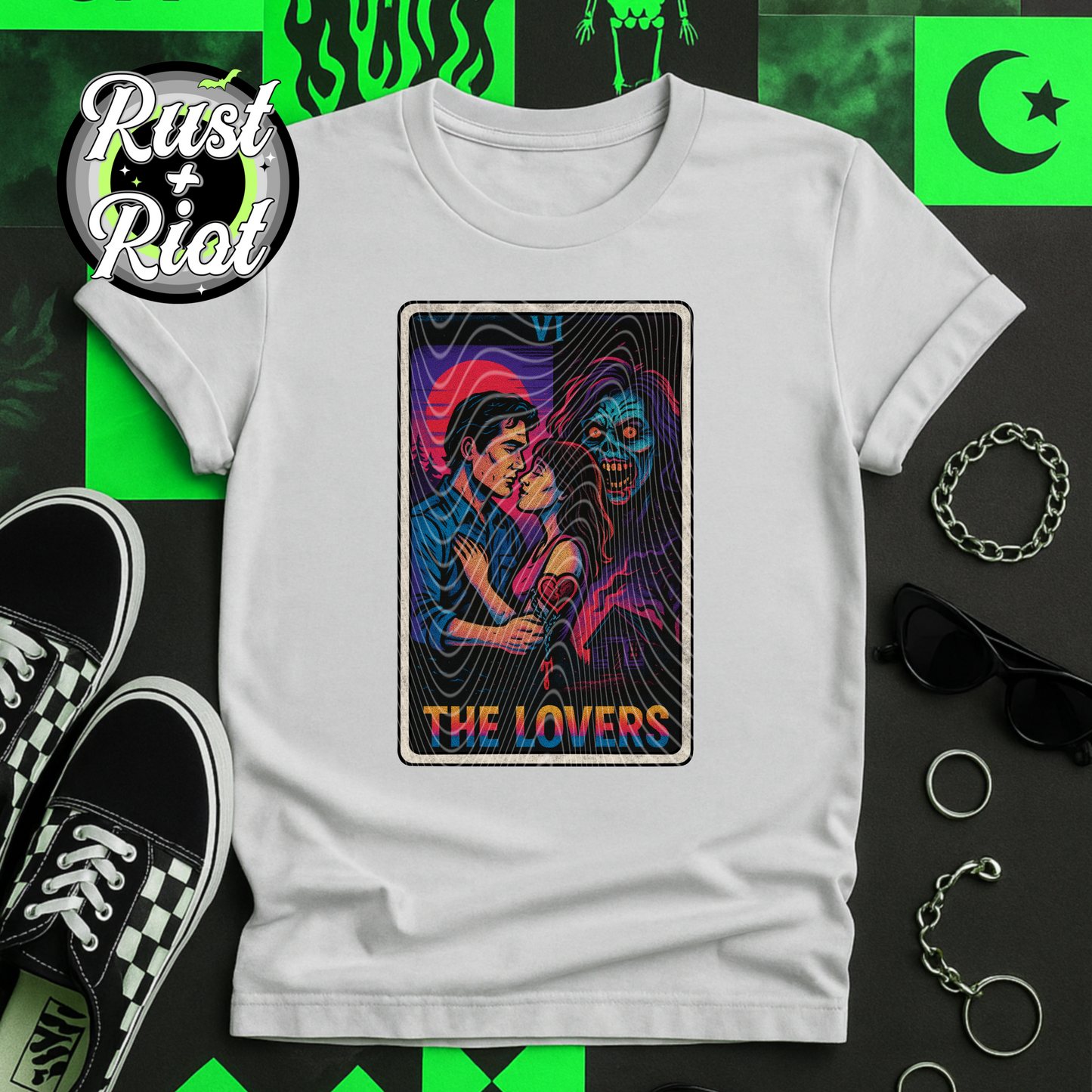 Dead by Dawn Everything Bundle – Retro Horror Tarot Design Set