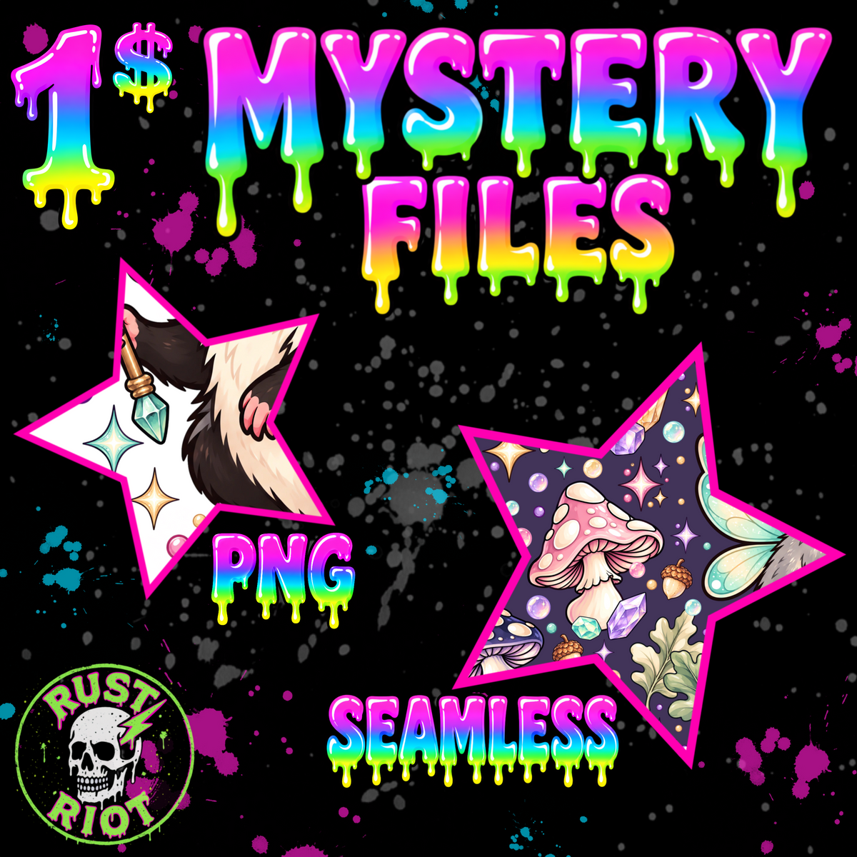 MYSTERY FILES #14 | Choose Your Format | PNG Digital Download