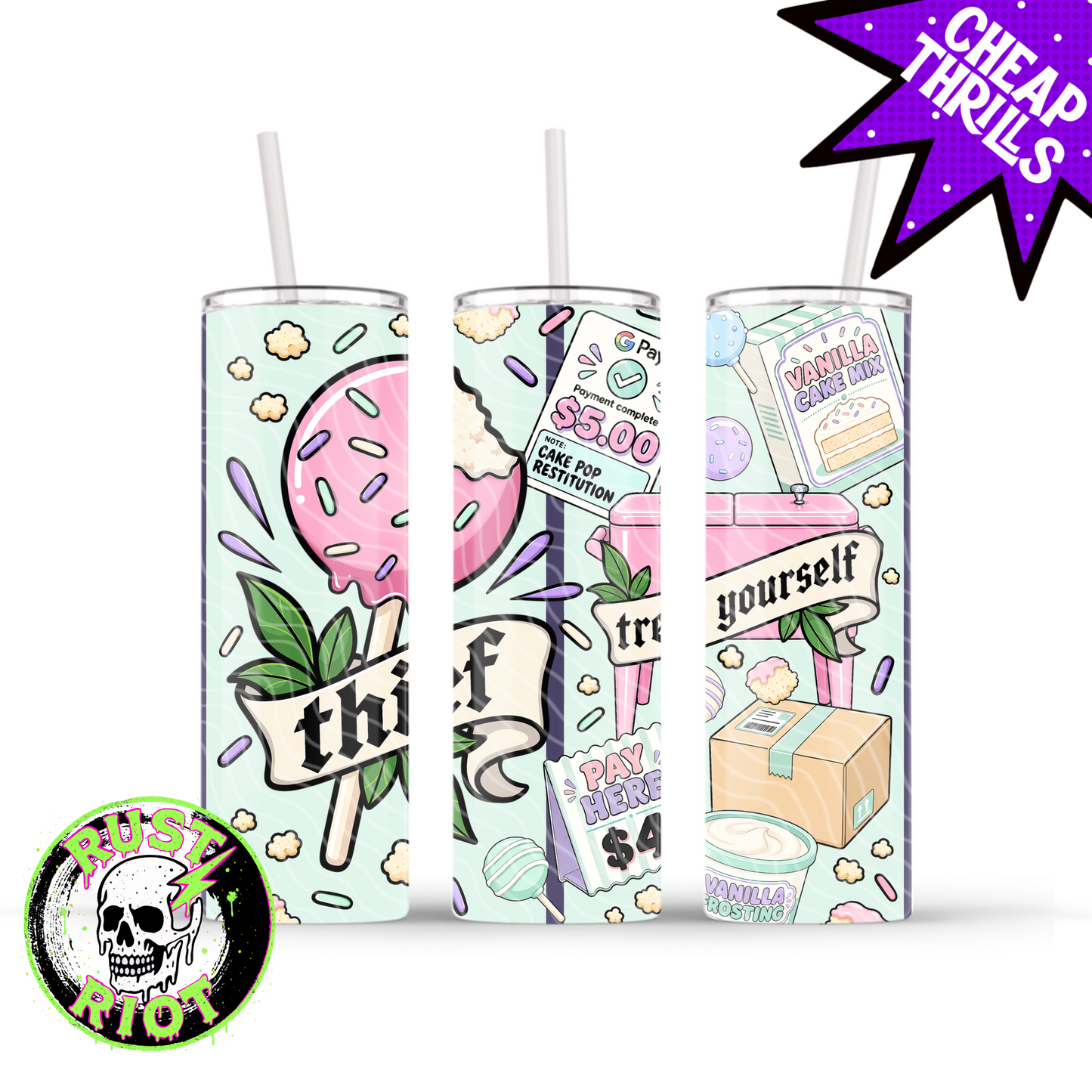 Treat Yourself | Cake Pop Collection | PNG Digital Download