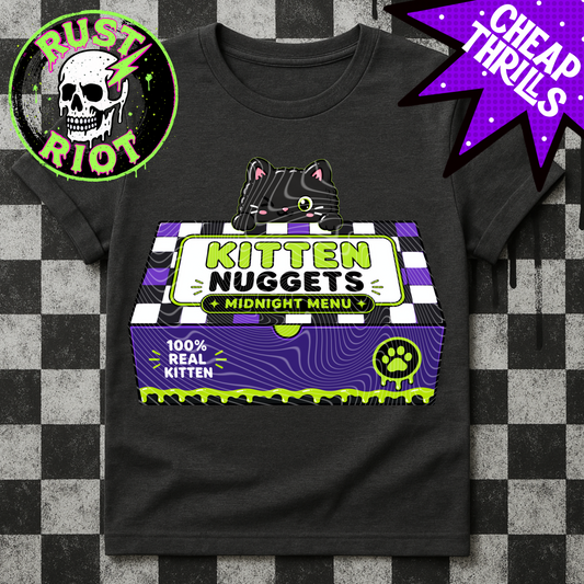 Kitten Nuggets: Midnight Menu - Closed Box | Kawaii Pop Art Collection | PNG Digital Download