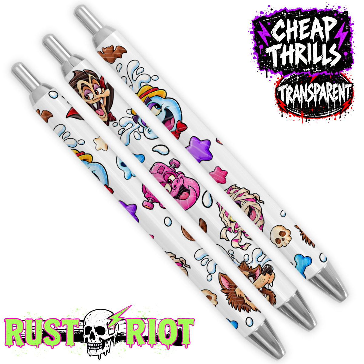 Morning Monsters | Retro Monster Cereal Collection | PNG Digital Download