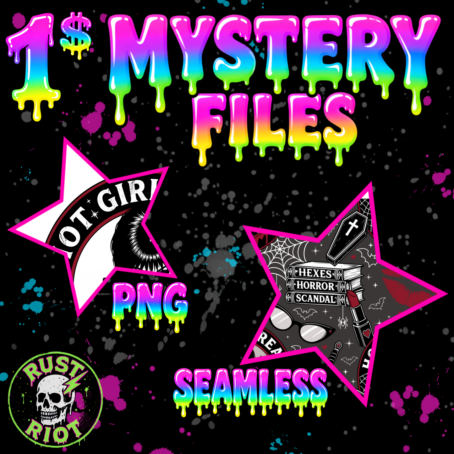 MYSTERY FILES #6 | Choose Your Format | PNG Digital Download