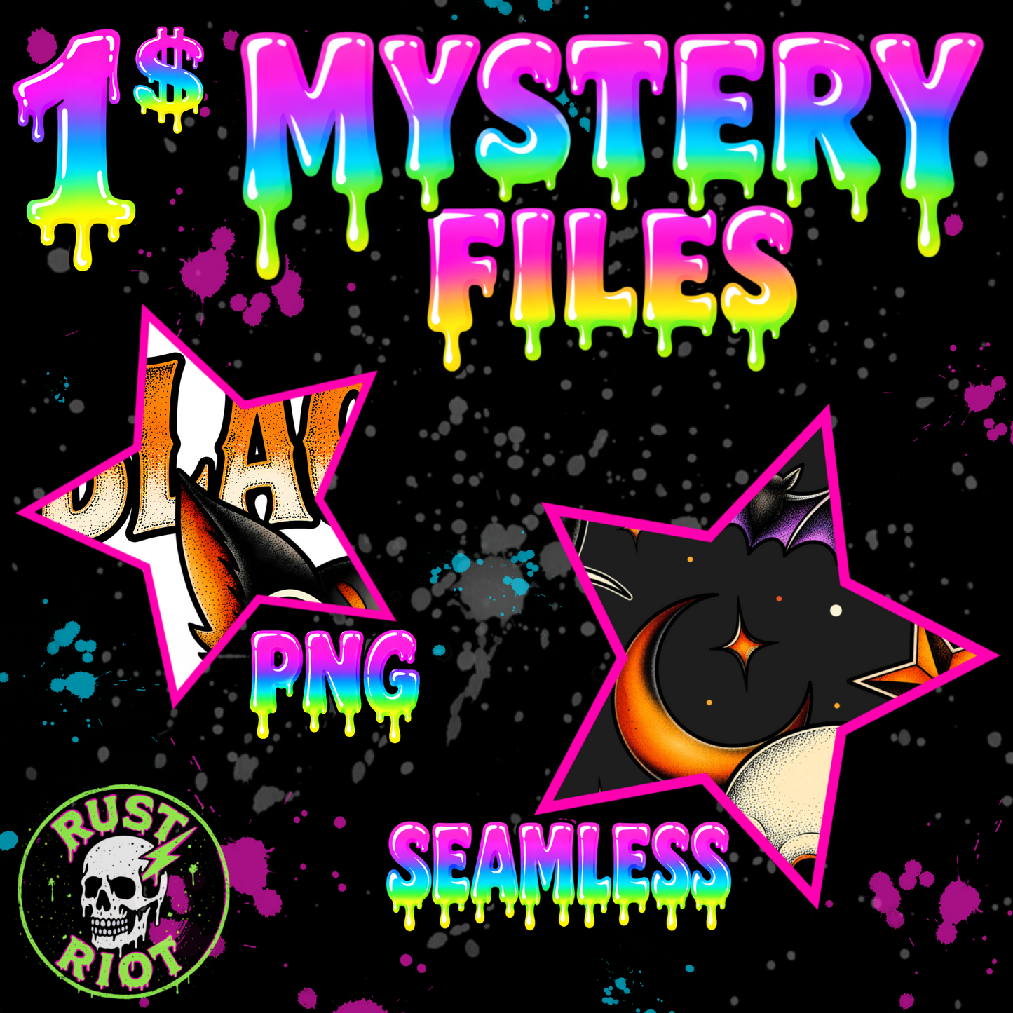 MYSTERY FILES #9 | Choose Your Format | PNG Digital Download