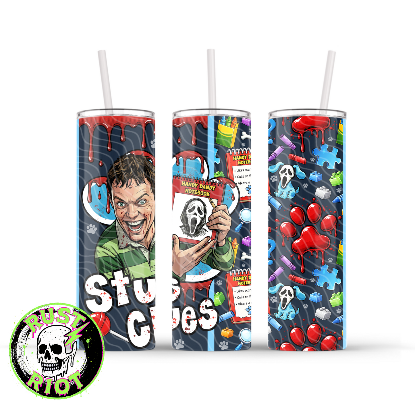Handy Dandy Horror Everything Bundle | 90s Slasher Cartoon Parody Mashup Graphic Set | PNG Digital Download