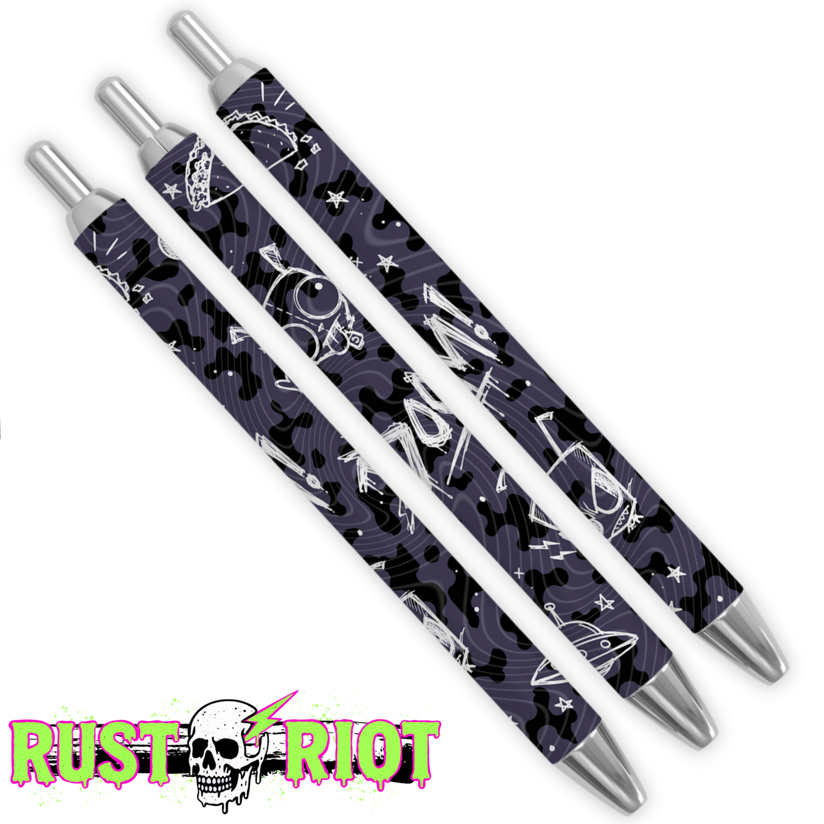Compo-ZIM-tion Book | Alien Doodle Notebook & Pen Wrap Set | PNG Digital Download
