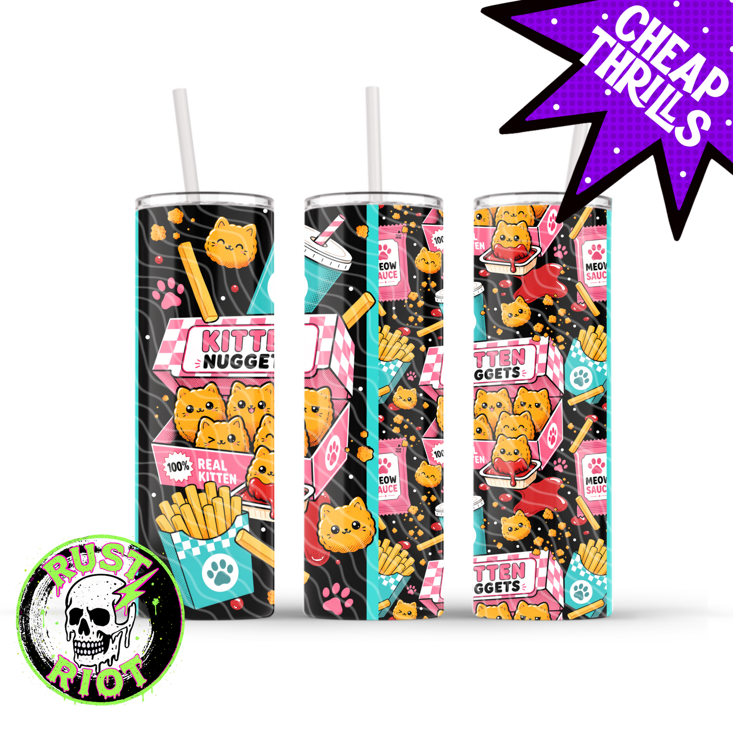 Kitten Nuggets - Open Box | Kawaii Pop Art Collection | PNG Digital Download