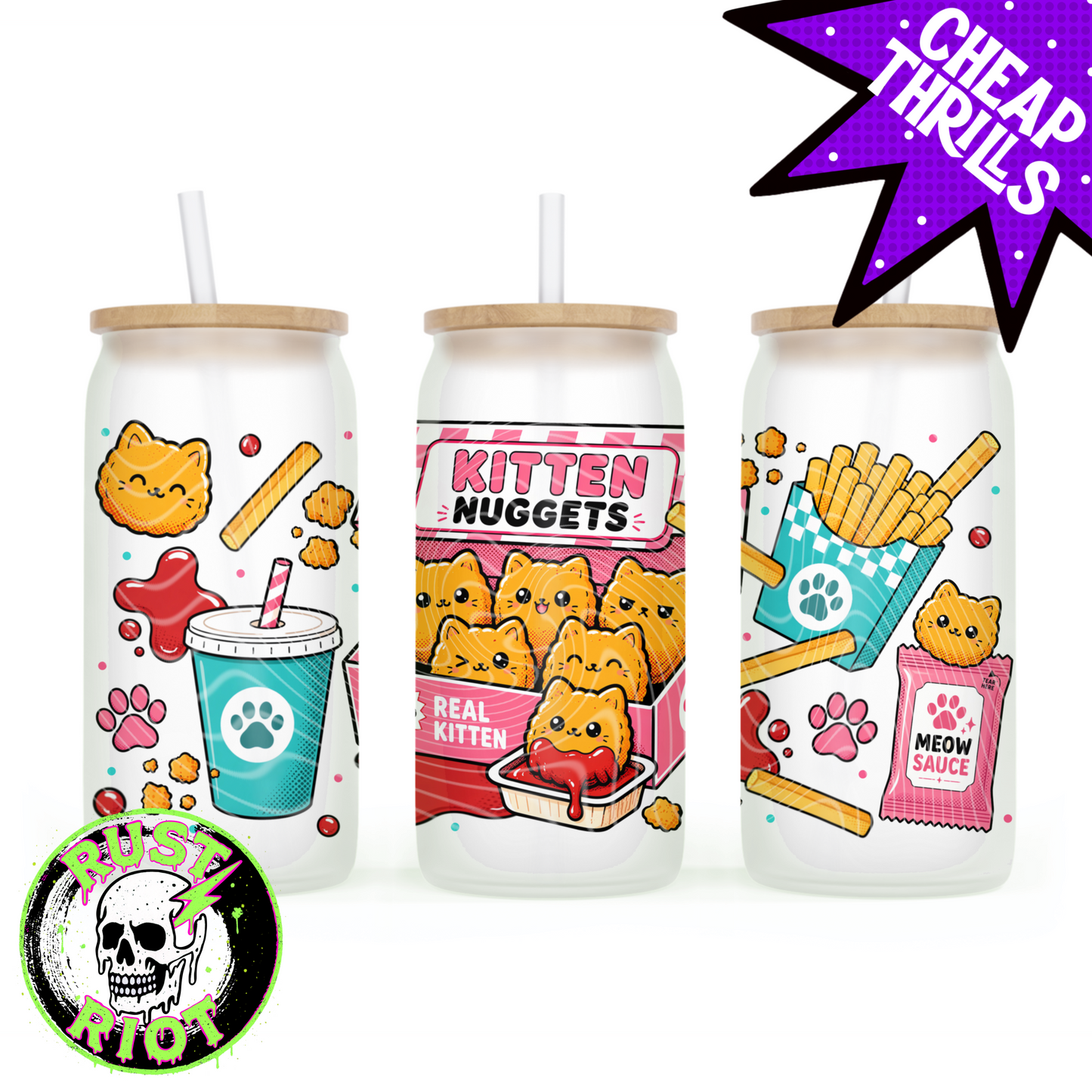 Kitten Nuggets - Open Box | Kawaii Pop Art Collection | PNG Digital Download