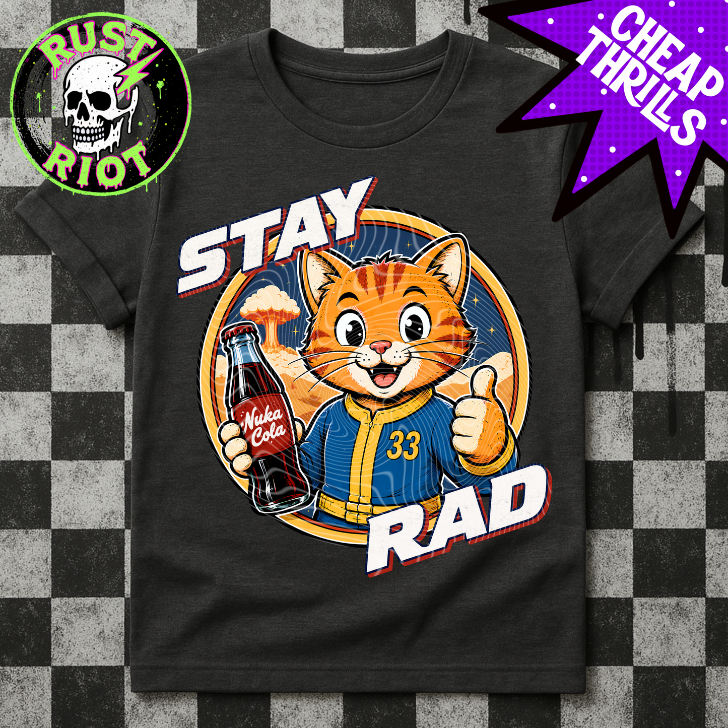 Fallmeowt | Retro Wasteland Cat Collection | PNG Digital Download