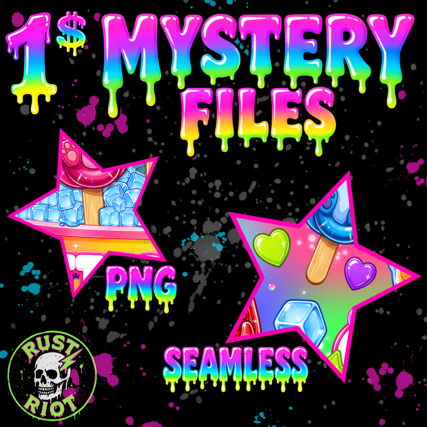 MYSTERY FILES #7 | Choose Your Format | PNG Digital Download