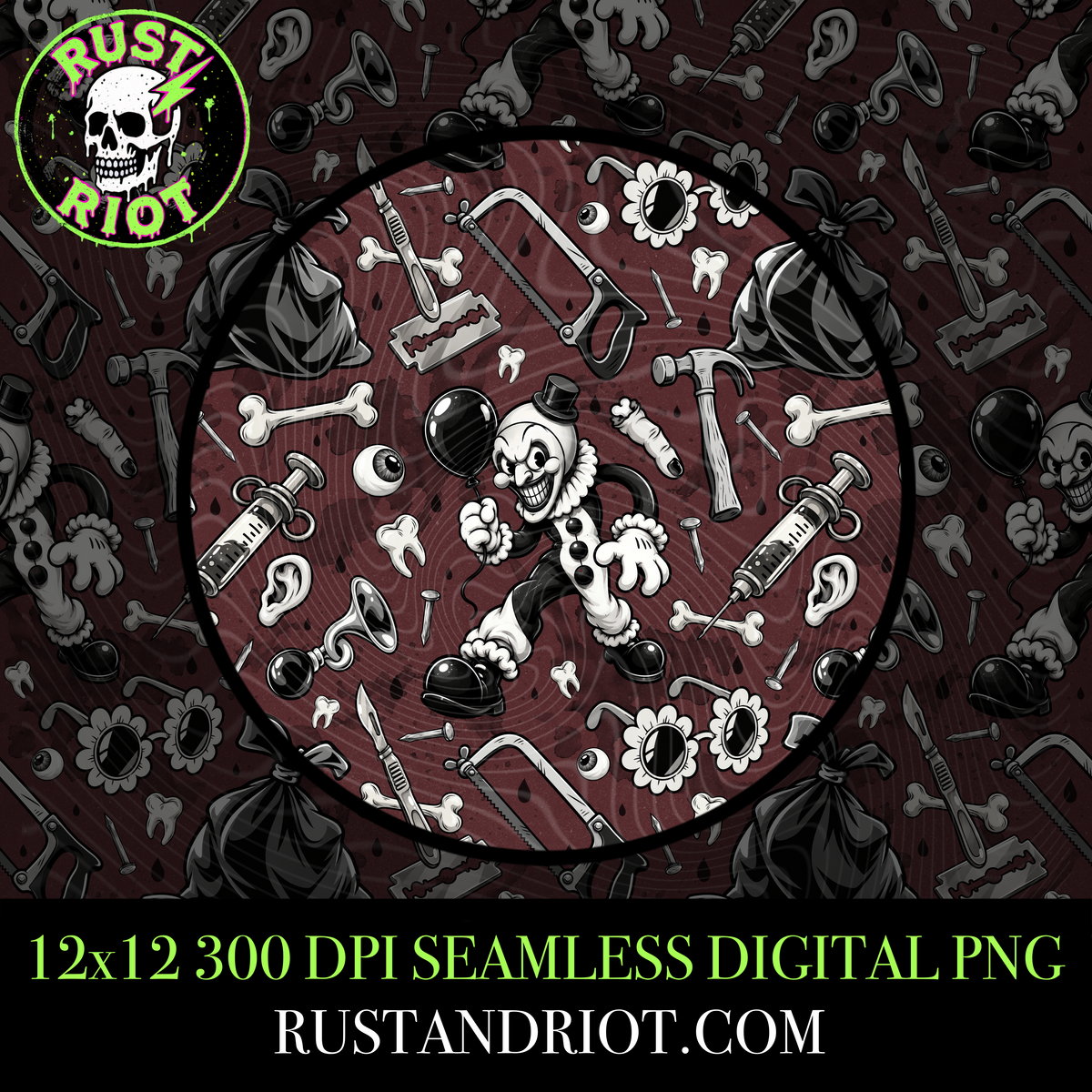 Art of Terror Everything Bundle | Vintage Cartoon Horror Collection | PNG Digital Download
