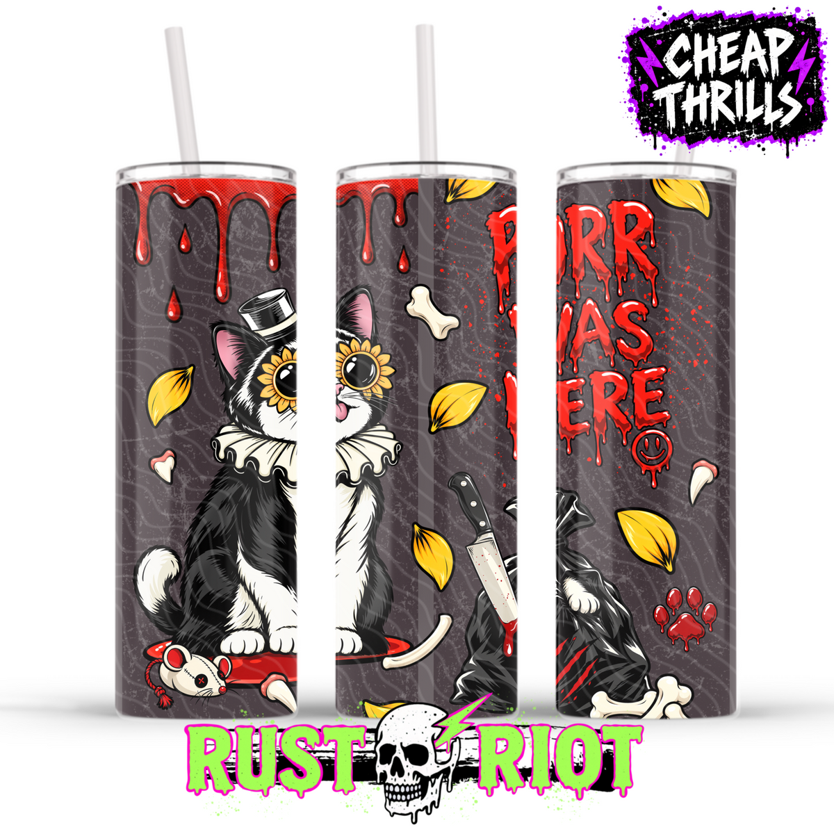 Purrifier | Horror Cat Collection | PNG Digital Download
