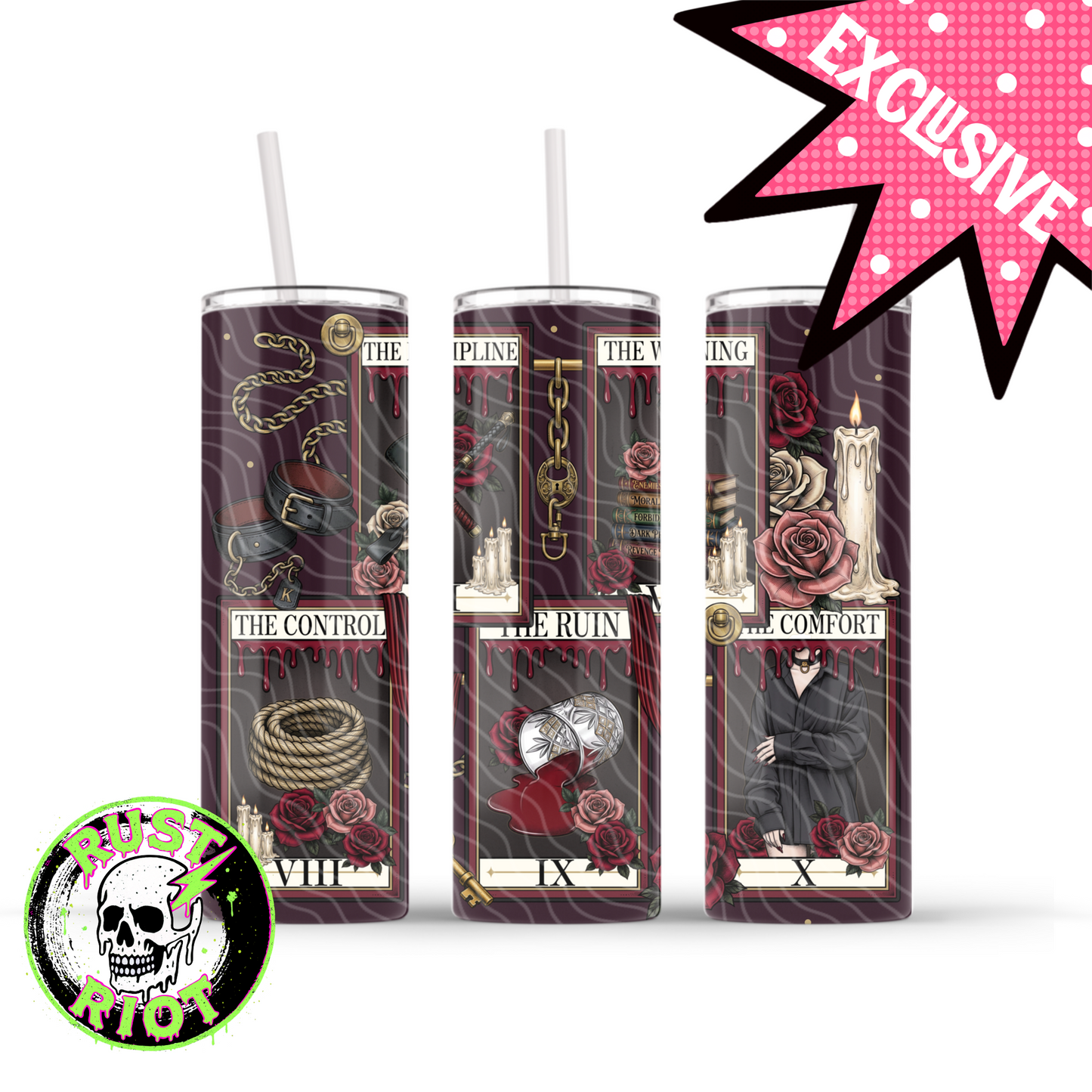 Obey Arcana Everything Bundle | Dark Romance Tarot Set | PNG Digital Download