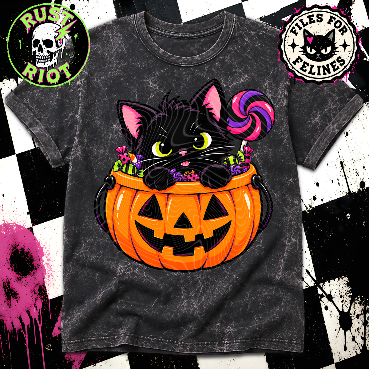 Treats & Toe Beans | Halloween Cat Collection | PNG Digital Download
