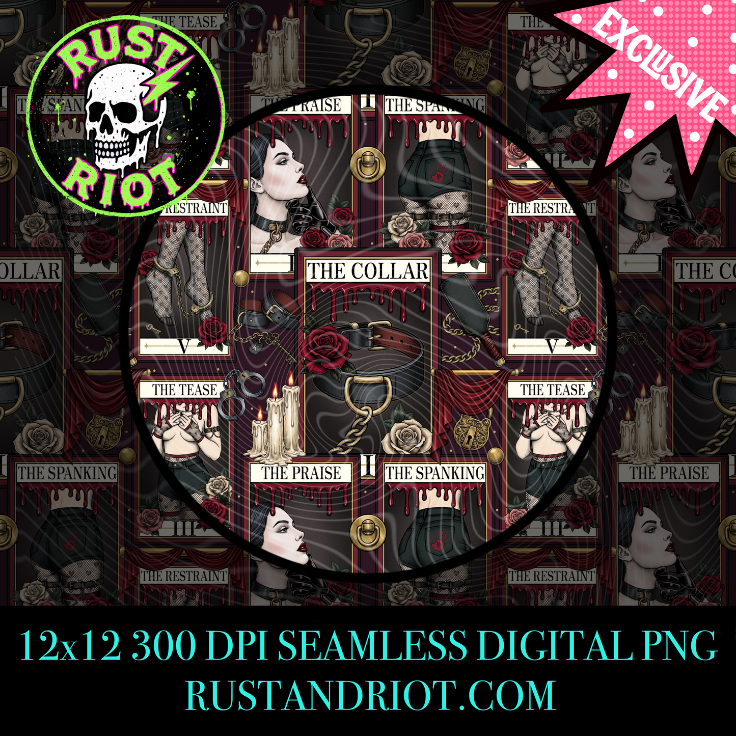Obey Arcana Everything Bundle | Dark Romance Tarot Set | PNG Digital Download